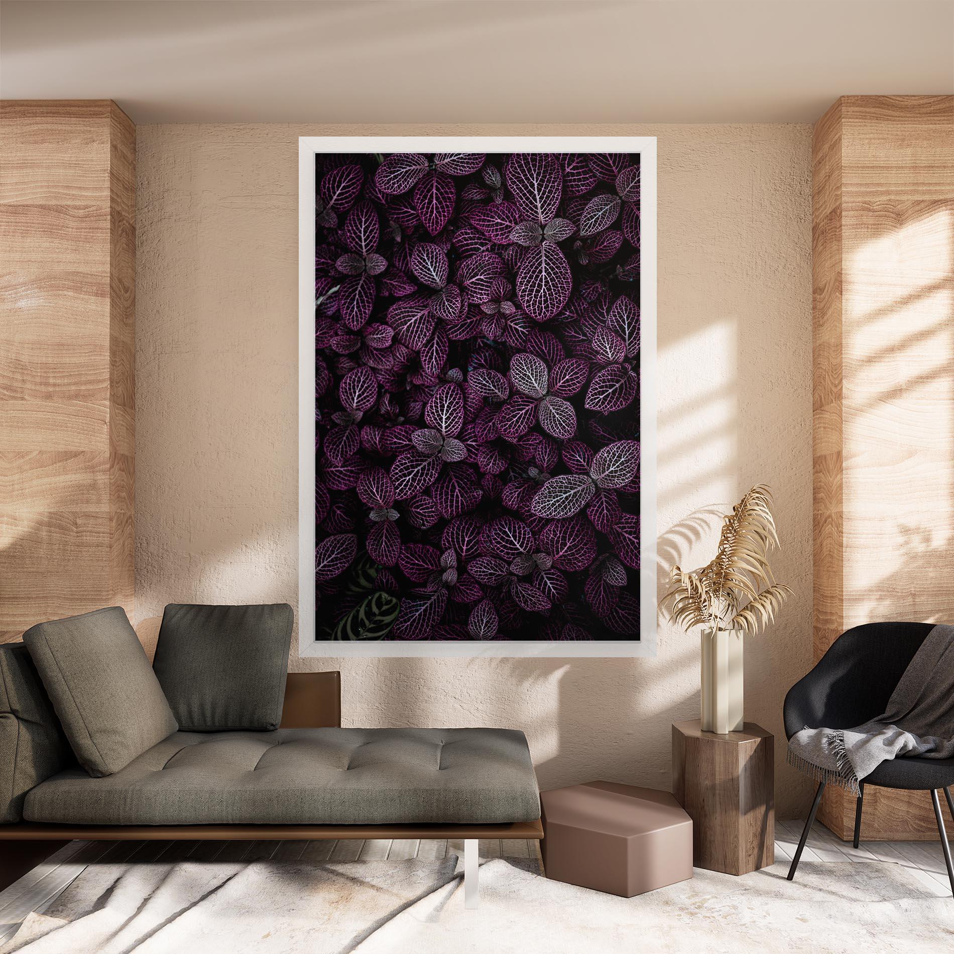Vászonkép Purple Leaves mockup 8
