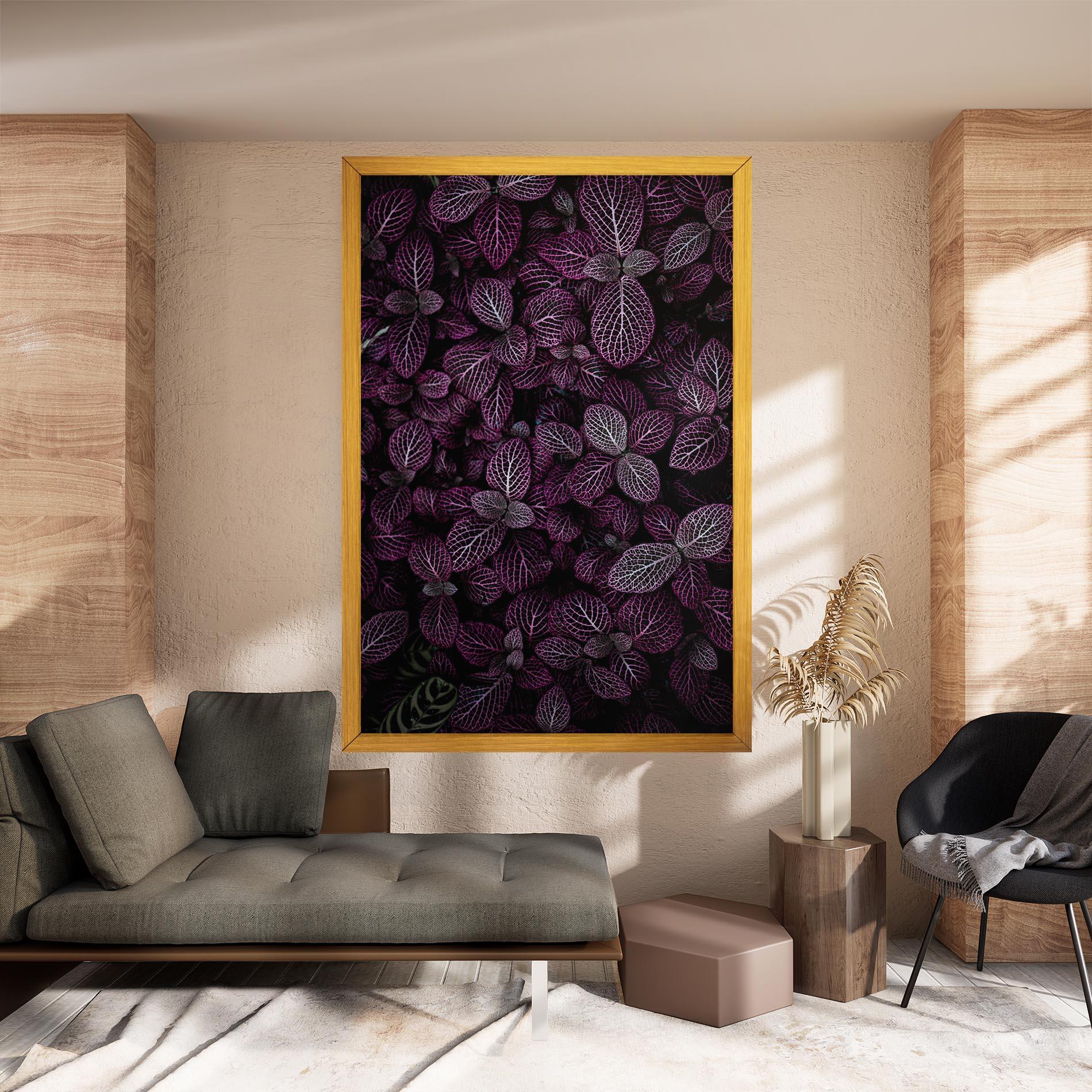 Vászonkép Purple Leaves mockup 8