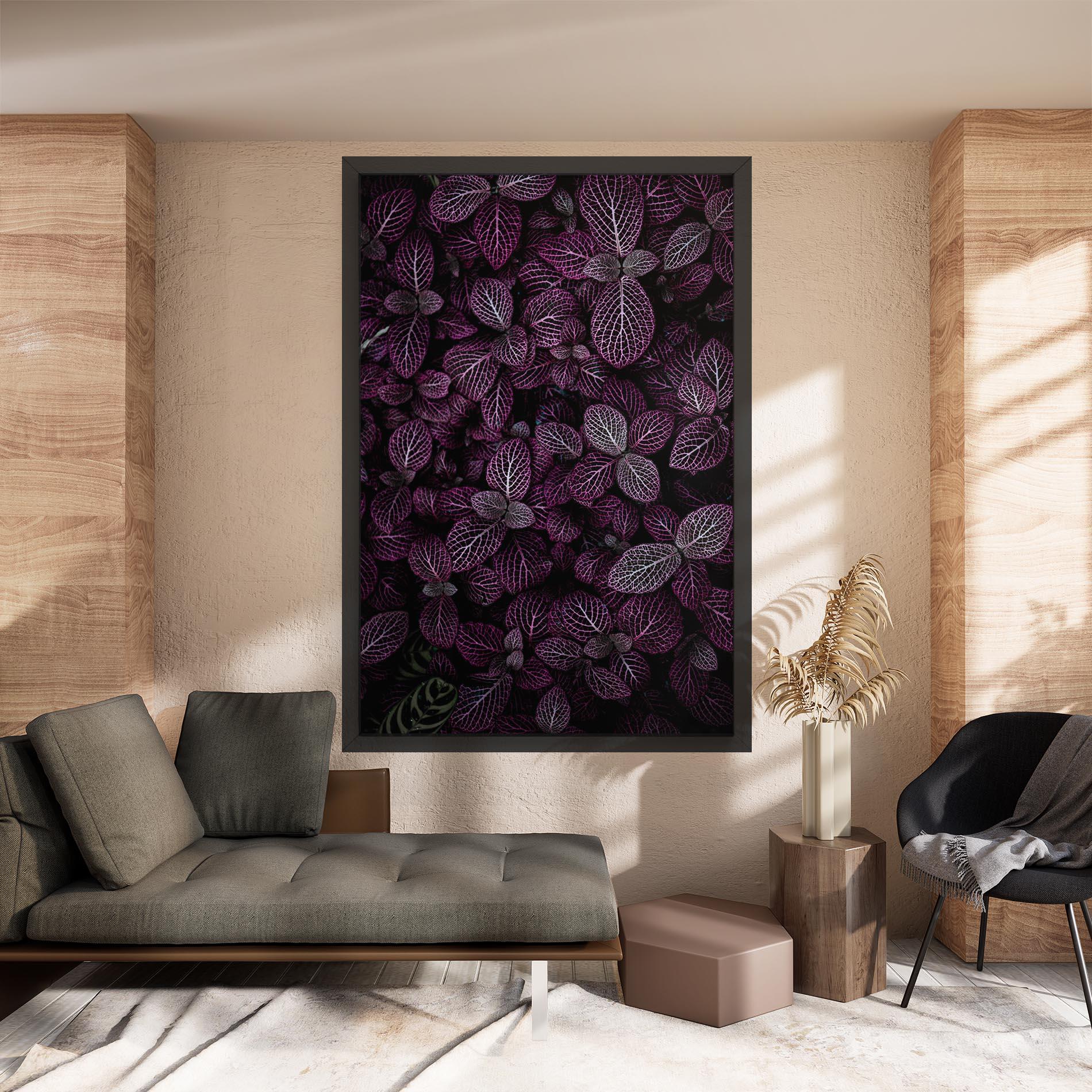 Vászonkép Purple Leaves mockup 8