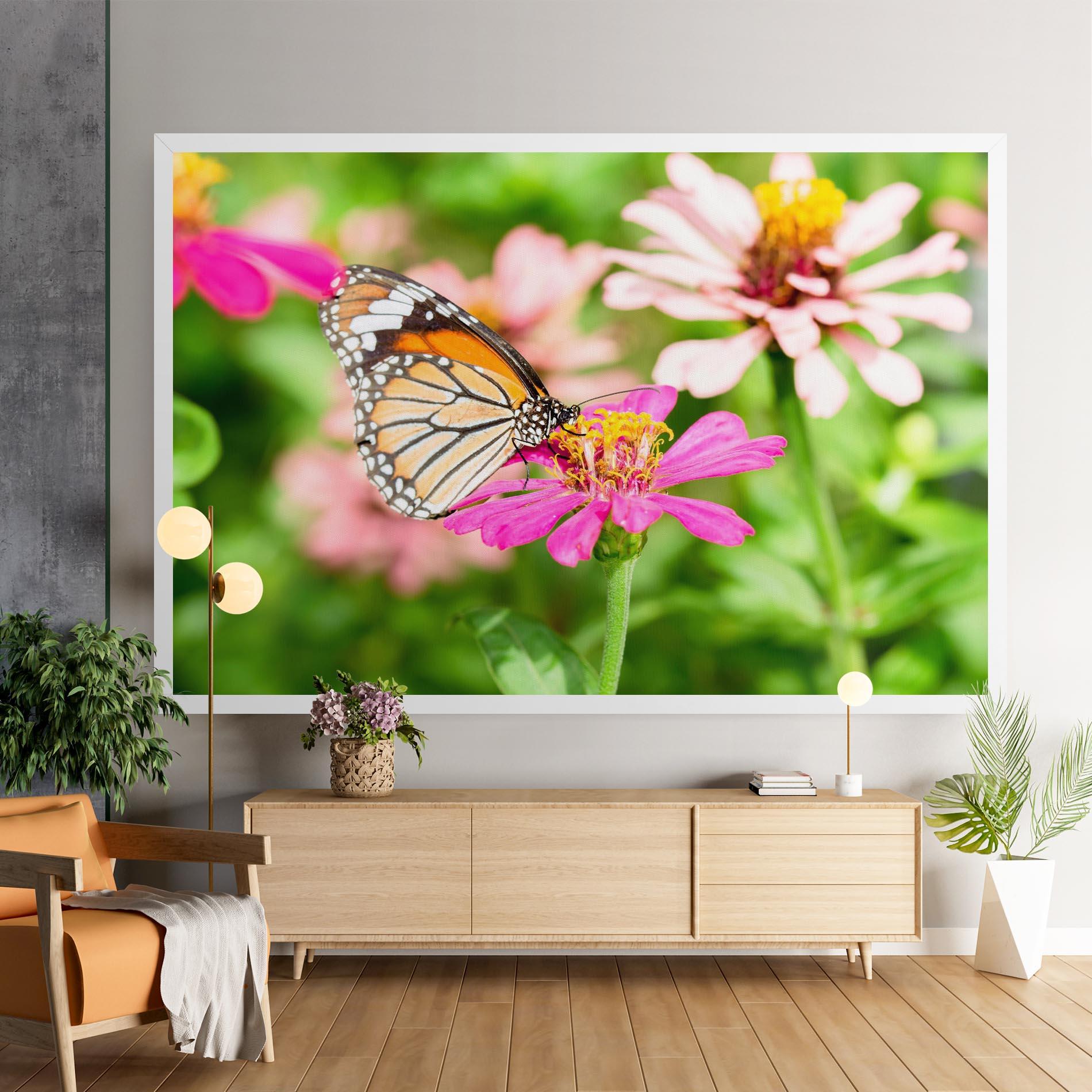 Vászonkép Daylight Butterfly mockup 9