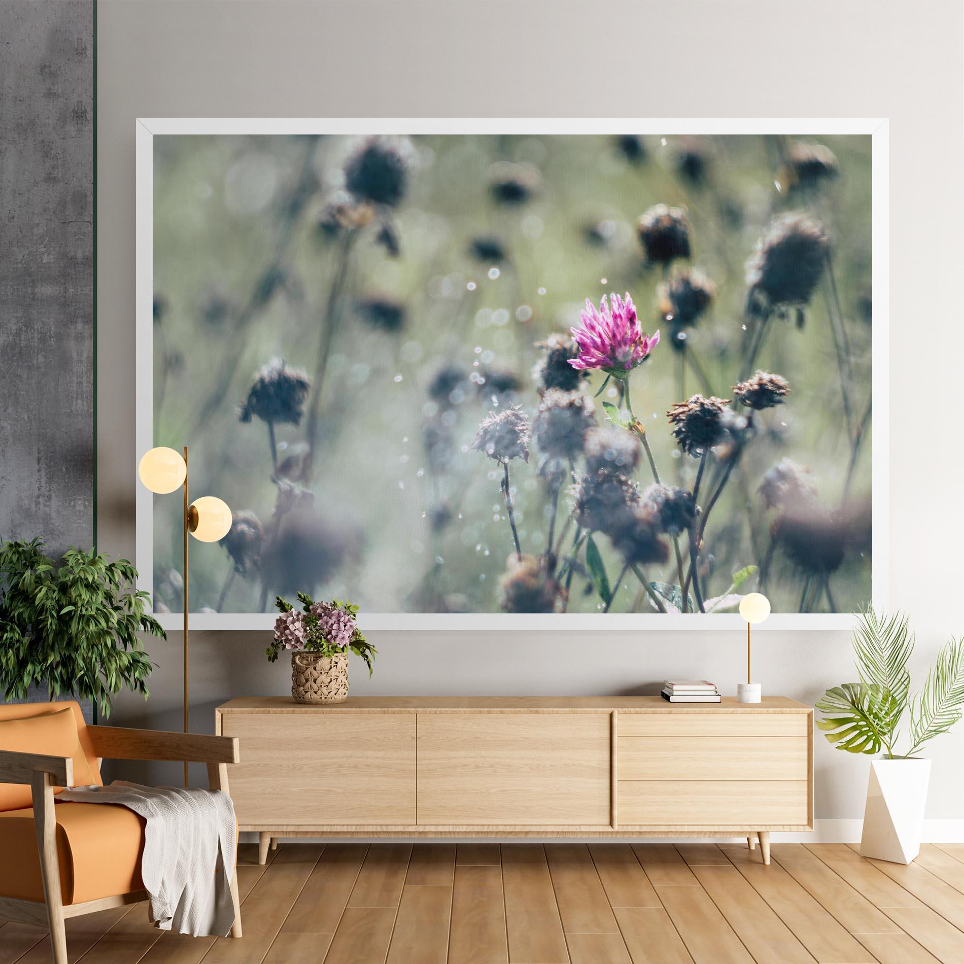 Vászonkép Dreamy Purple Flower mockup 9