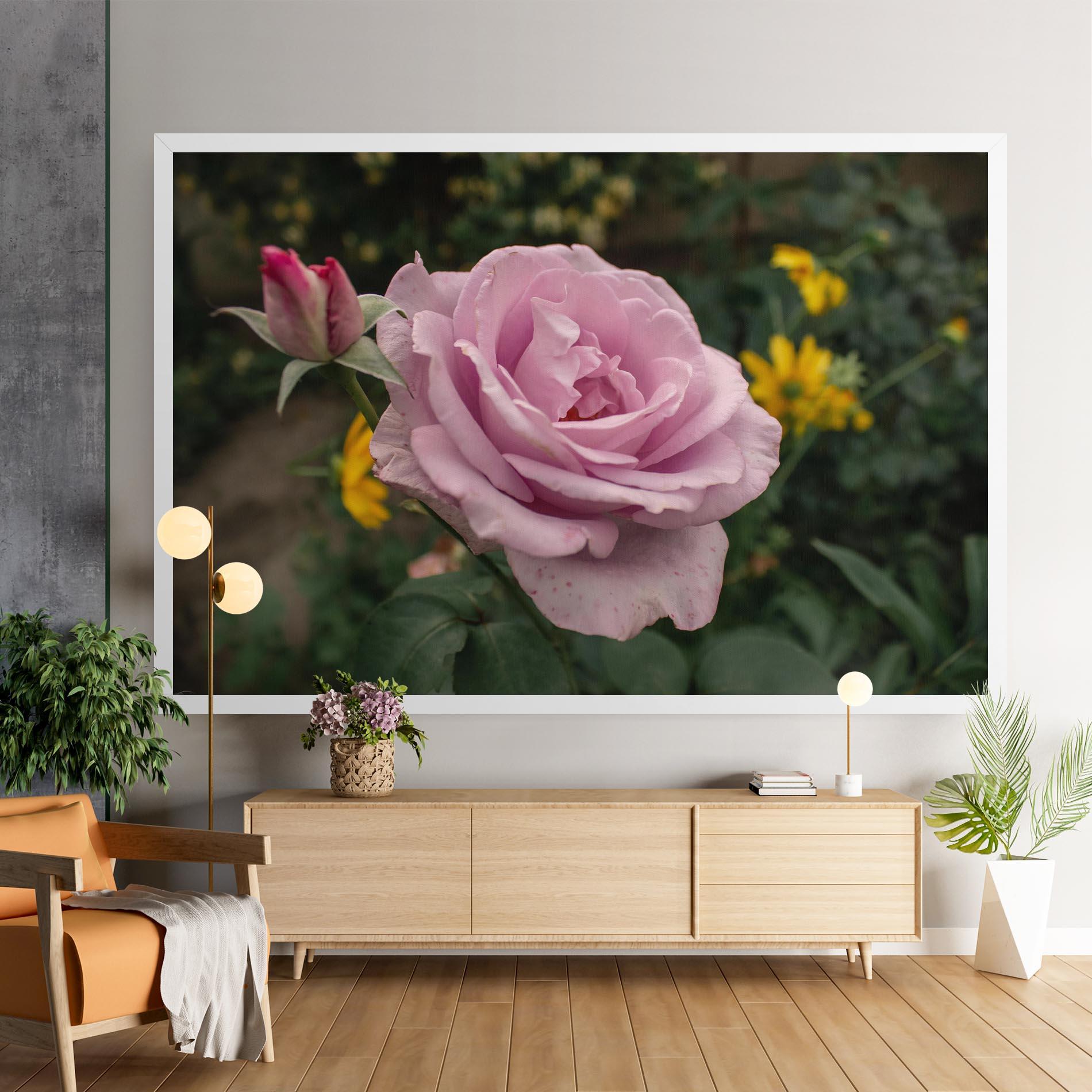 Vászonkép Garden Pink Rose mockup 9