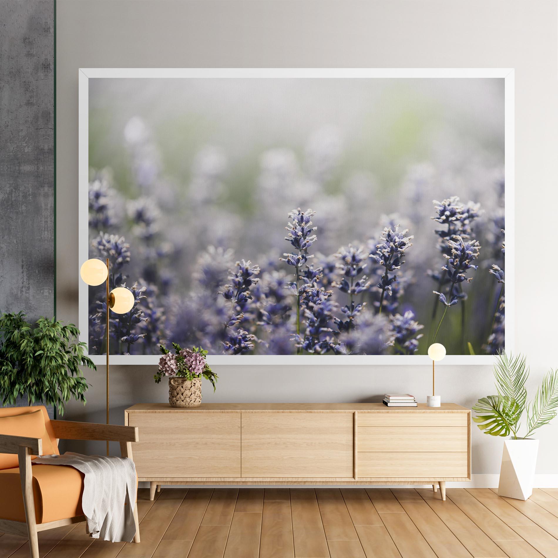 Vászonkép White Purple Wild mockup 9