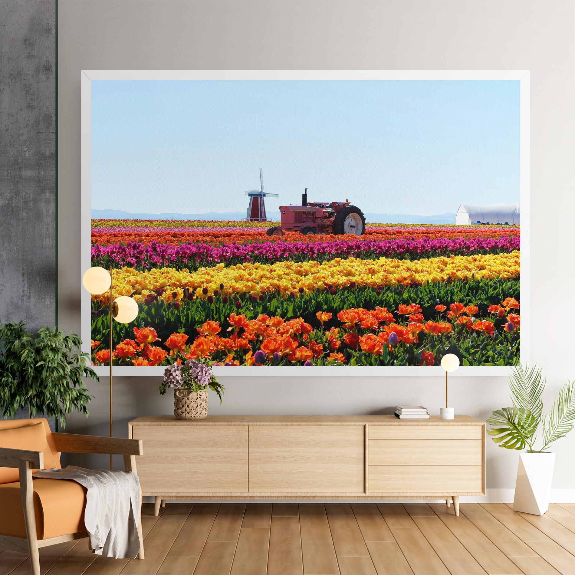 Vászonkép Working Wild Field mockup 9