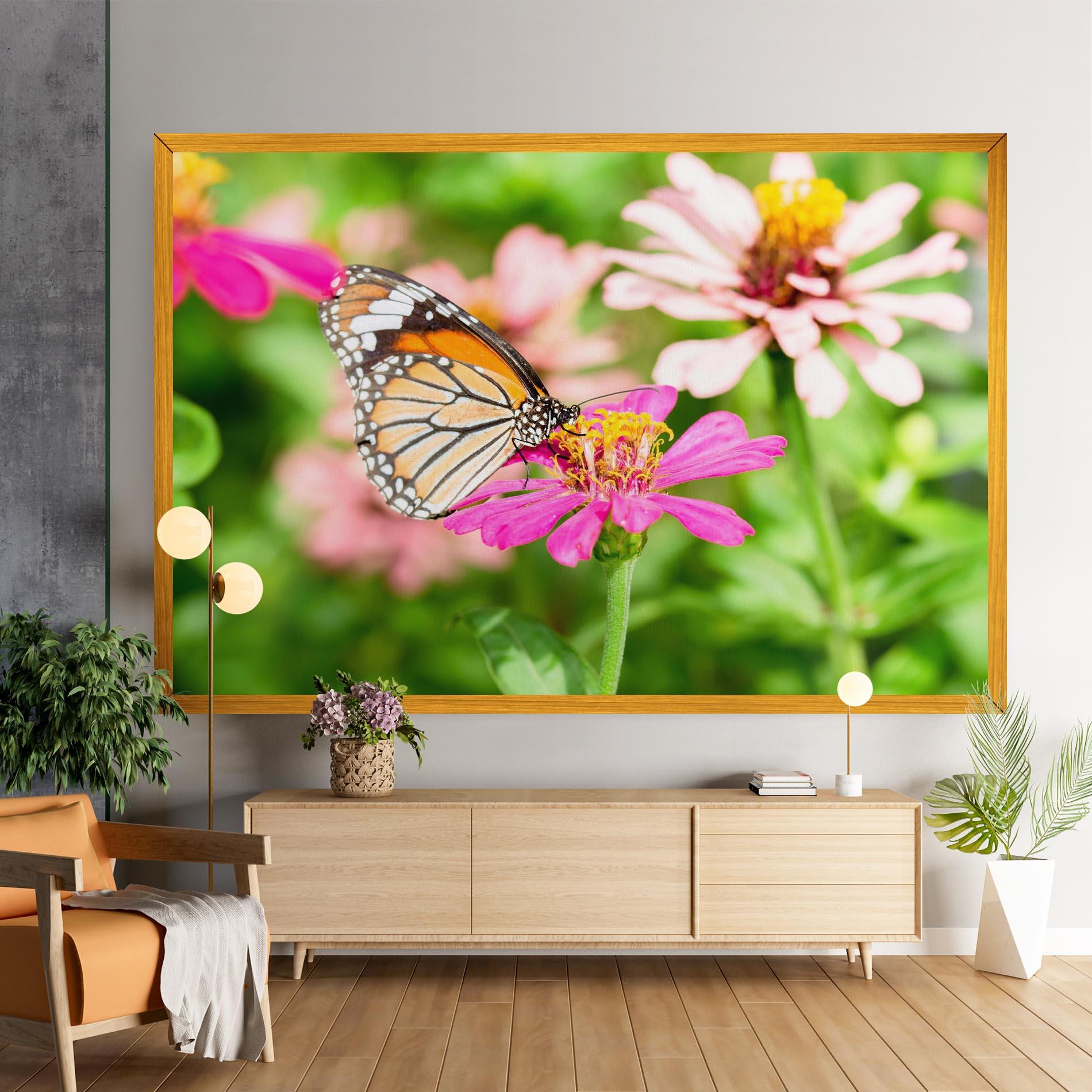 Vászonkép Daylight Butterfly mockup 9
