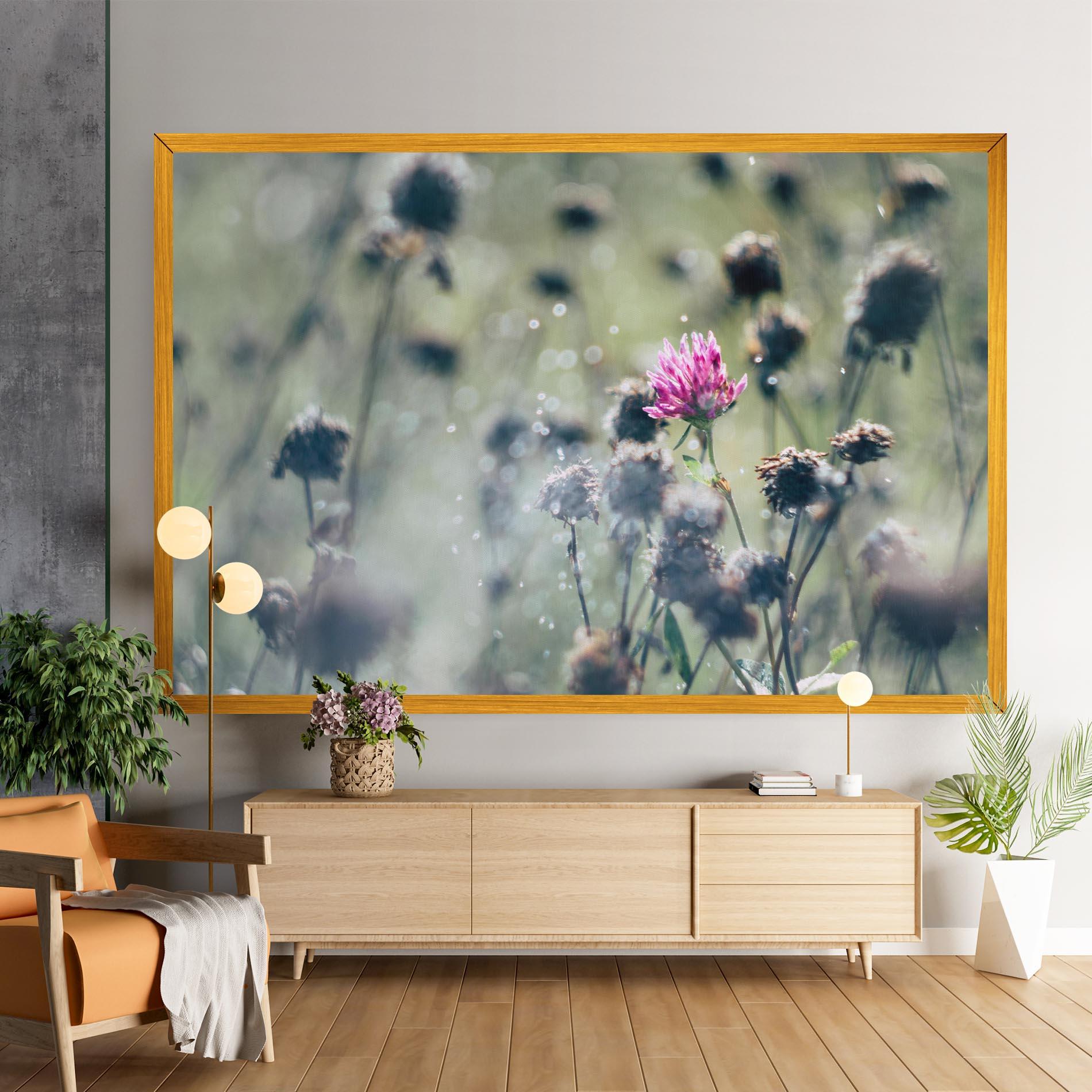 Vászonkép Dreamy Purple Flower mockup 9