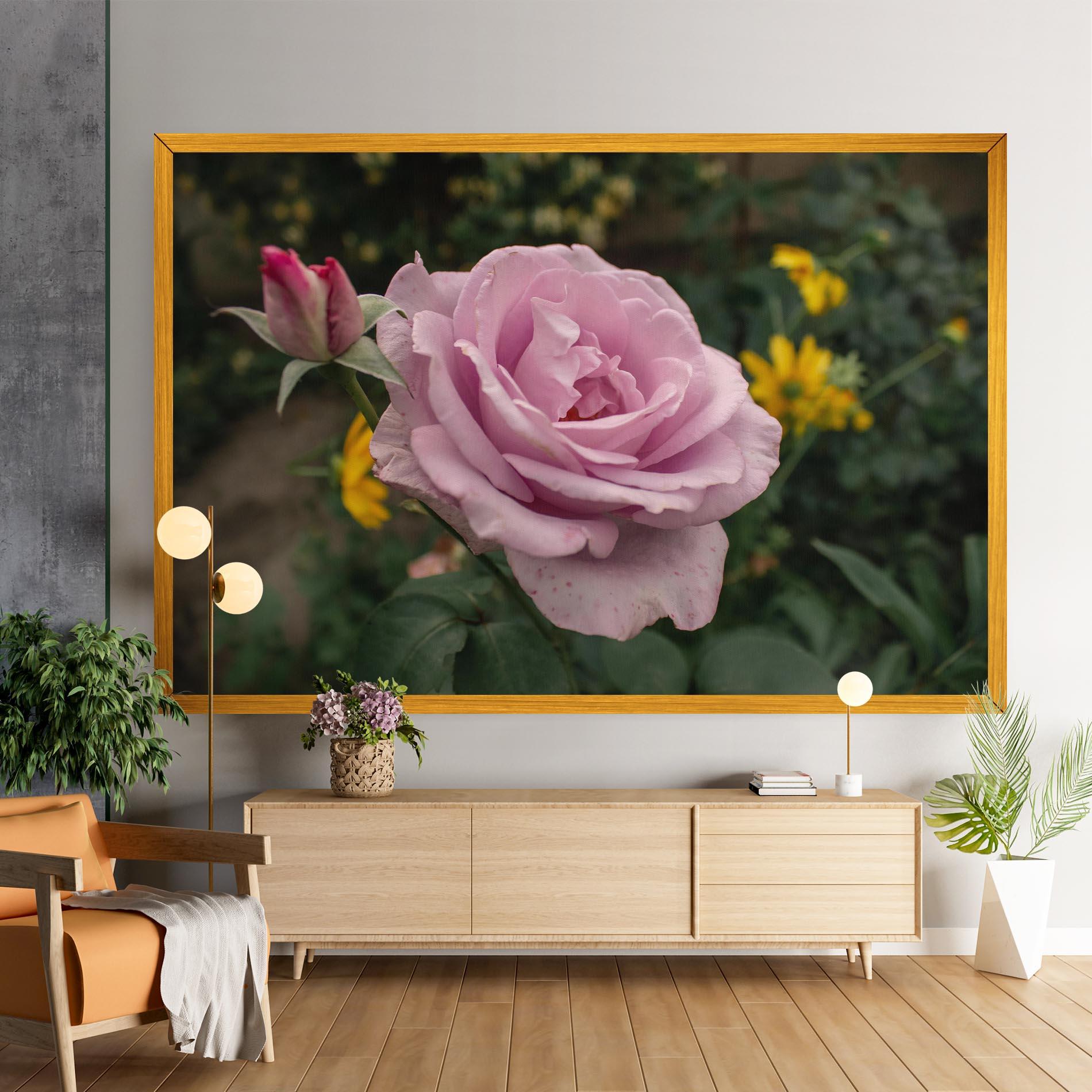 Vászonkép Garden Pink Rose mockup 9