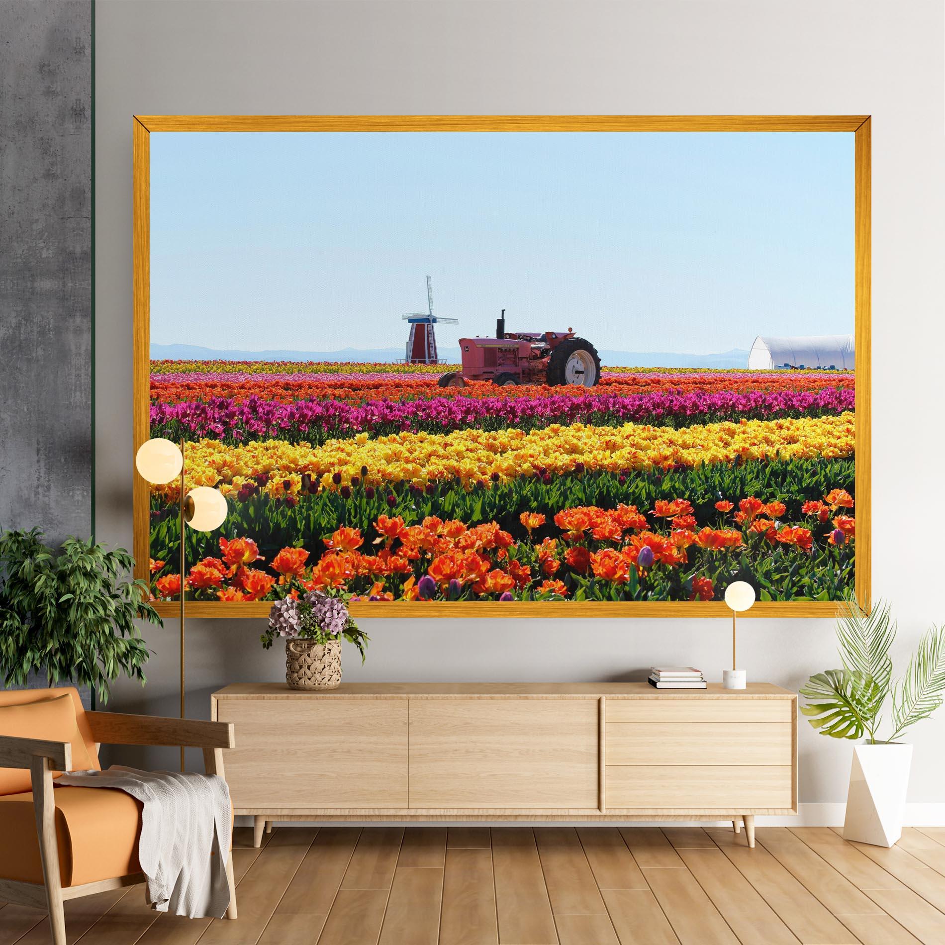 Vászonkép Working Wild Field mockup 9