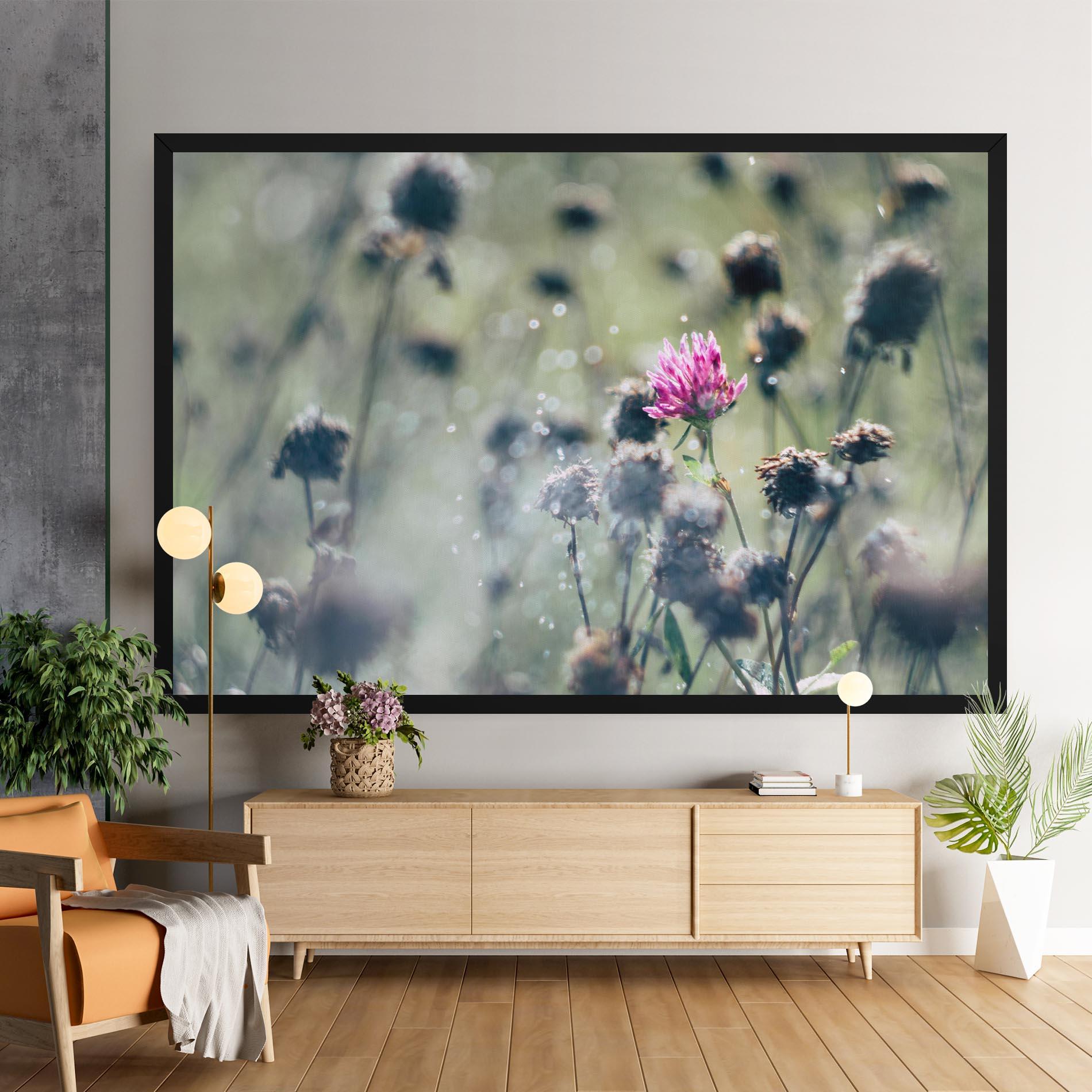 Vászonkép Dreamy Purple Flower mockup 9