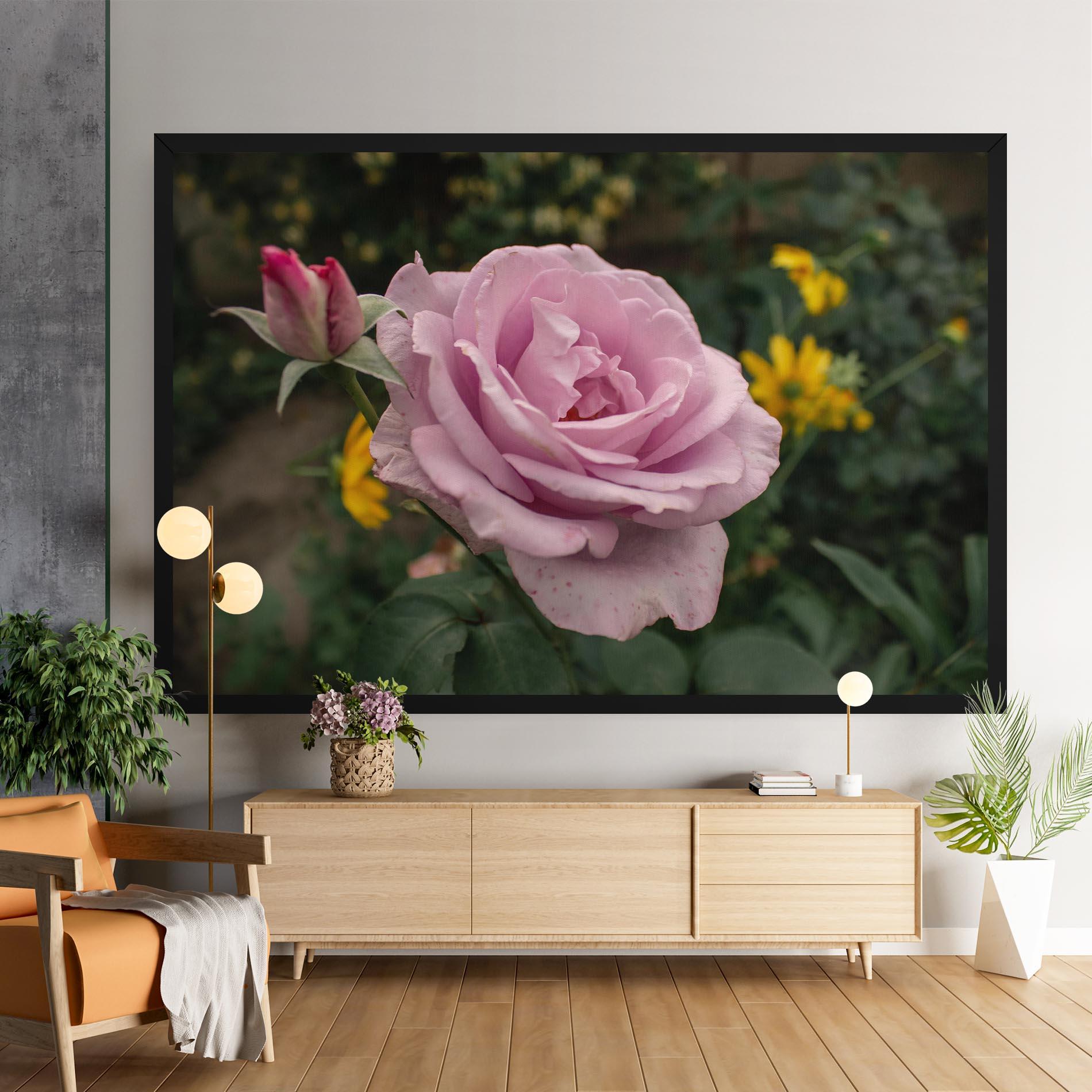 Vászonkép Garden Pink Rose mockup 9