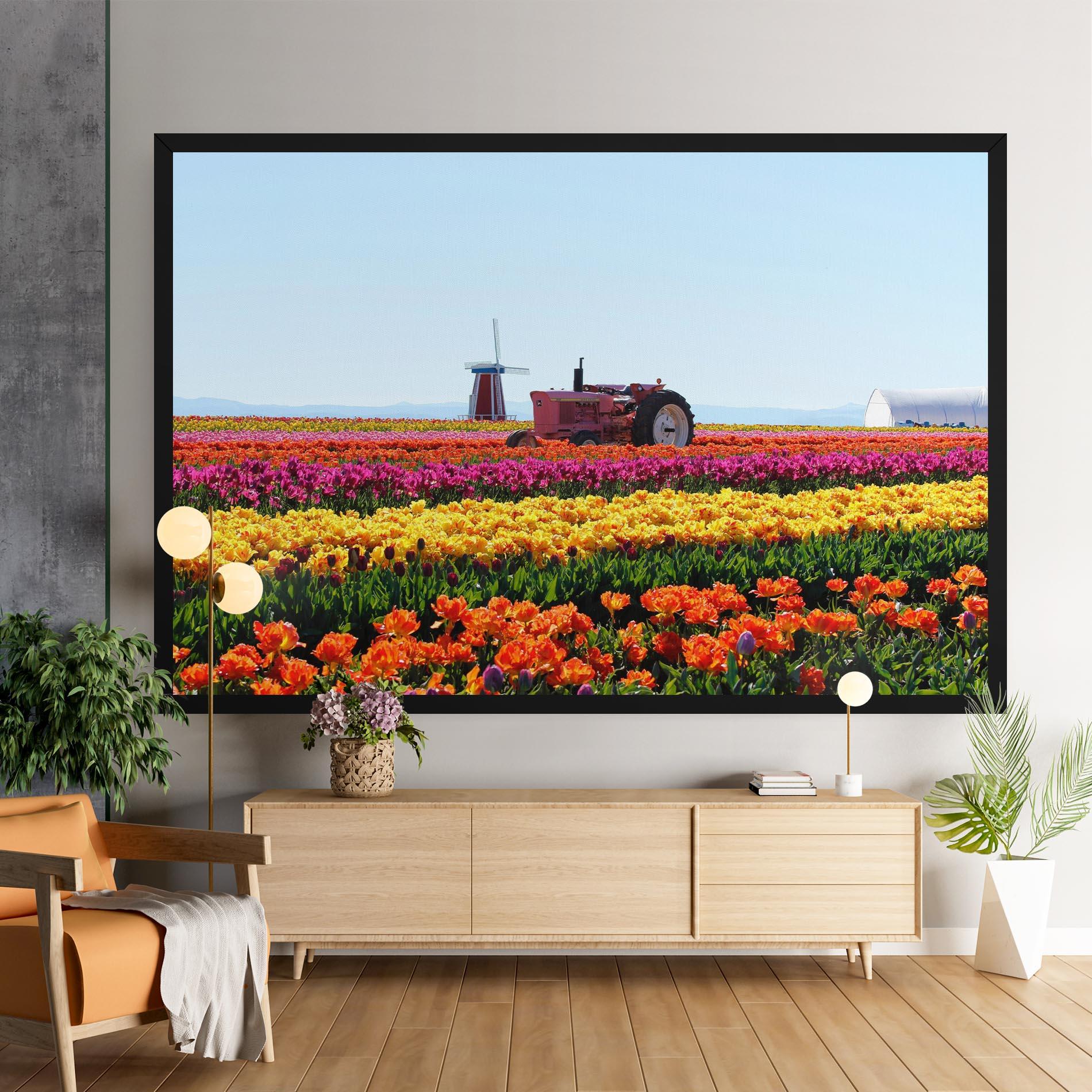 Vászonkép Working Wild Field mockup 9