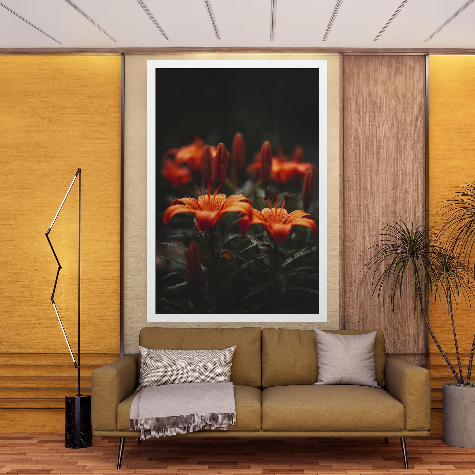 Vászonkép Dreamy Wild Flower mockup 9