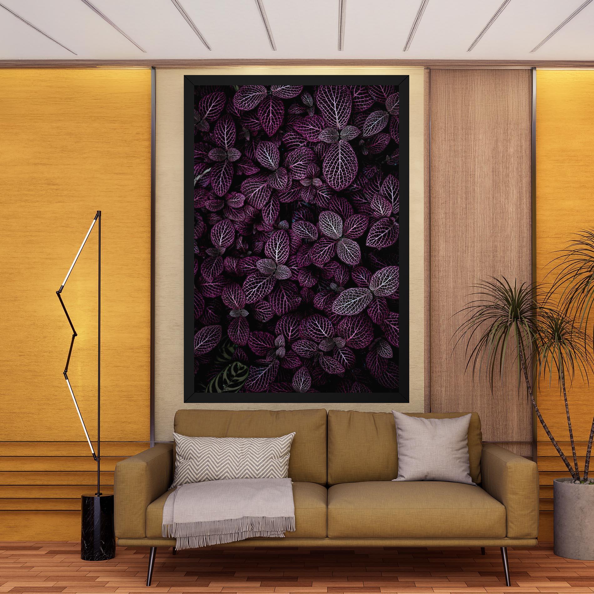 Vászonkép Purple Leaves mockup 9
