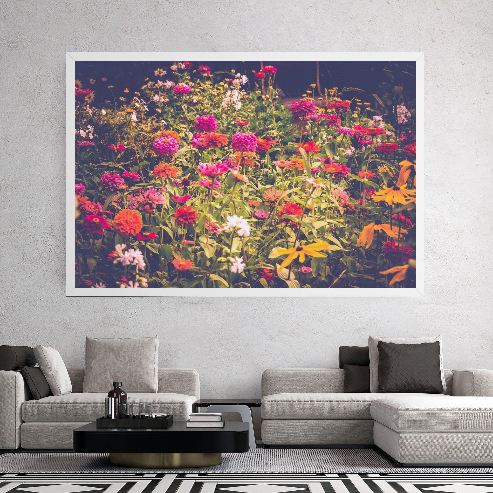 Vászonkép Colorful Wild Field mockup 2