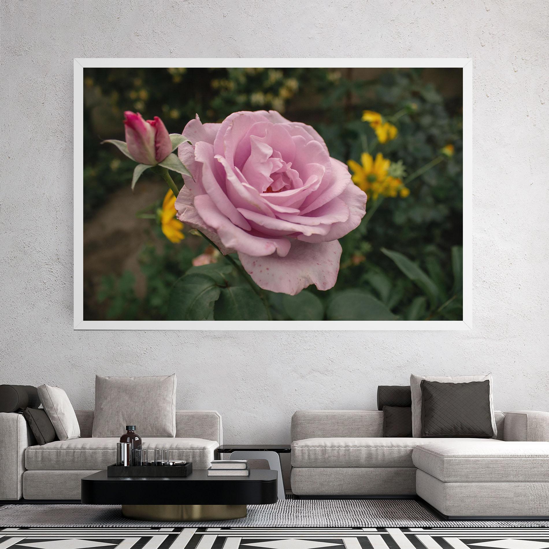 Vászonkép Garden Pink Rose mockup 2