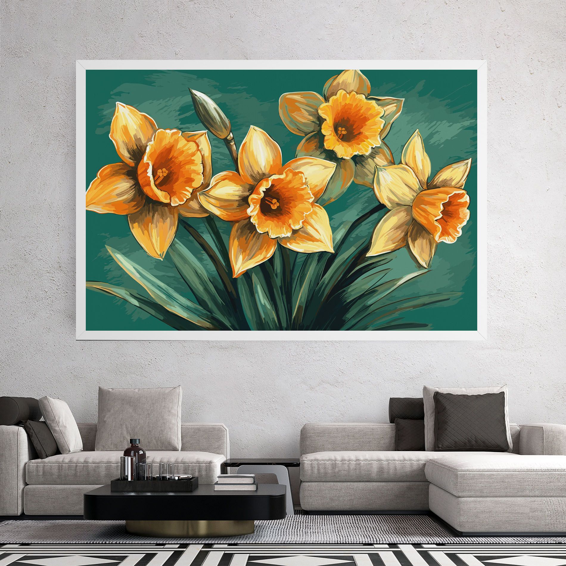 Yellow Wild Flower mockup 2