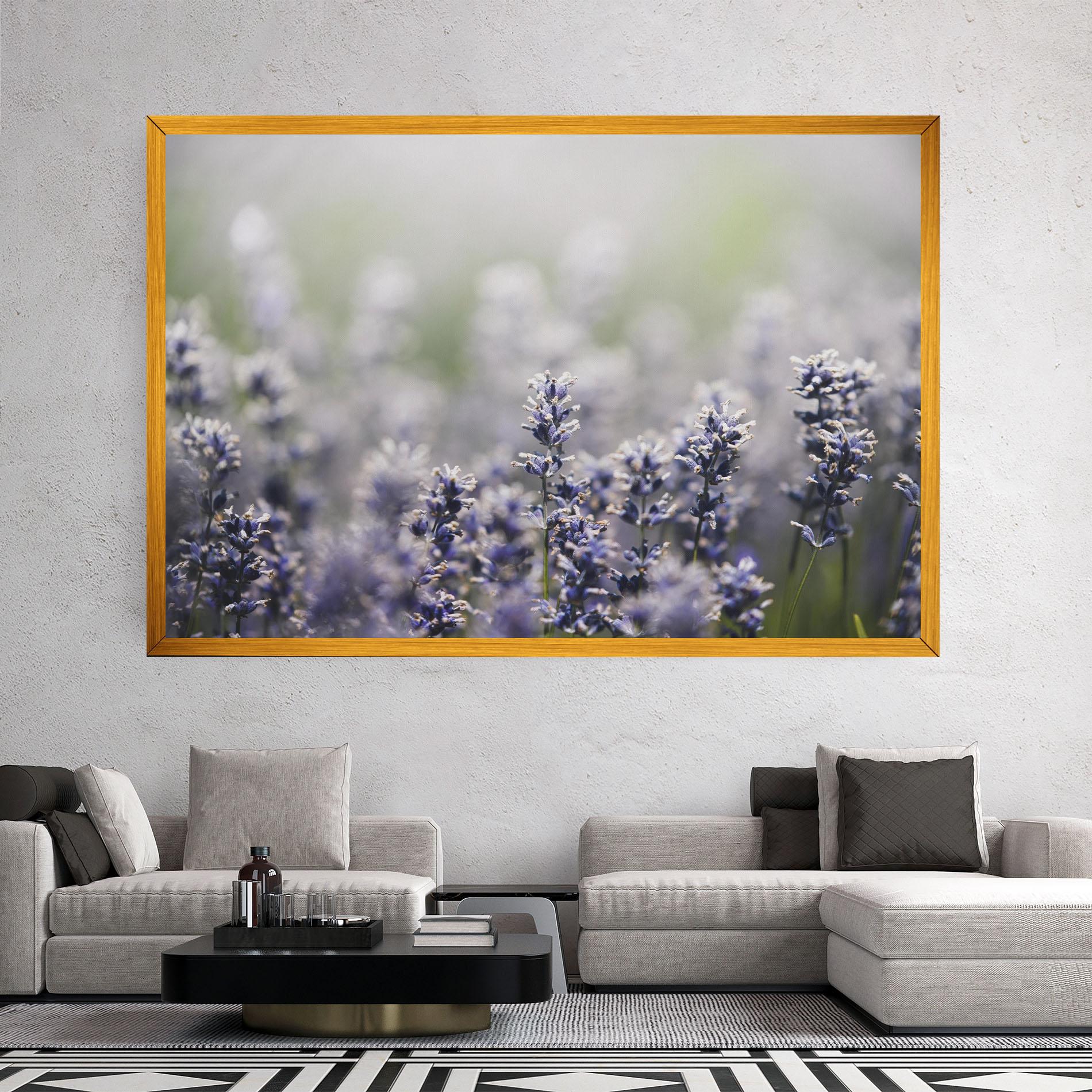 Vászonkép White Purple Wild mockup 2