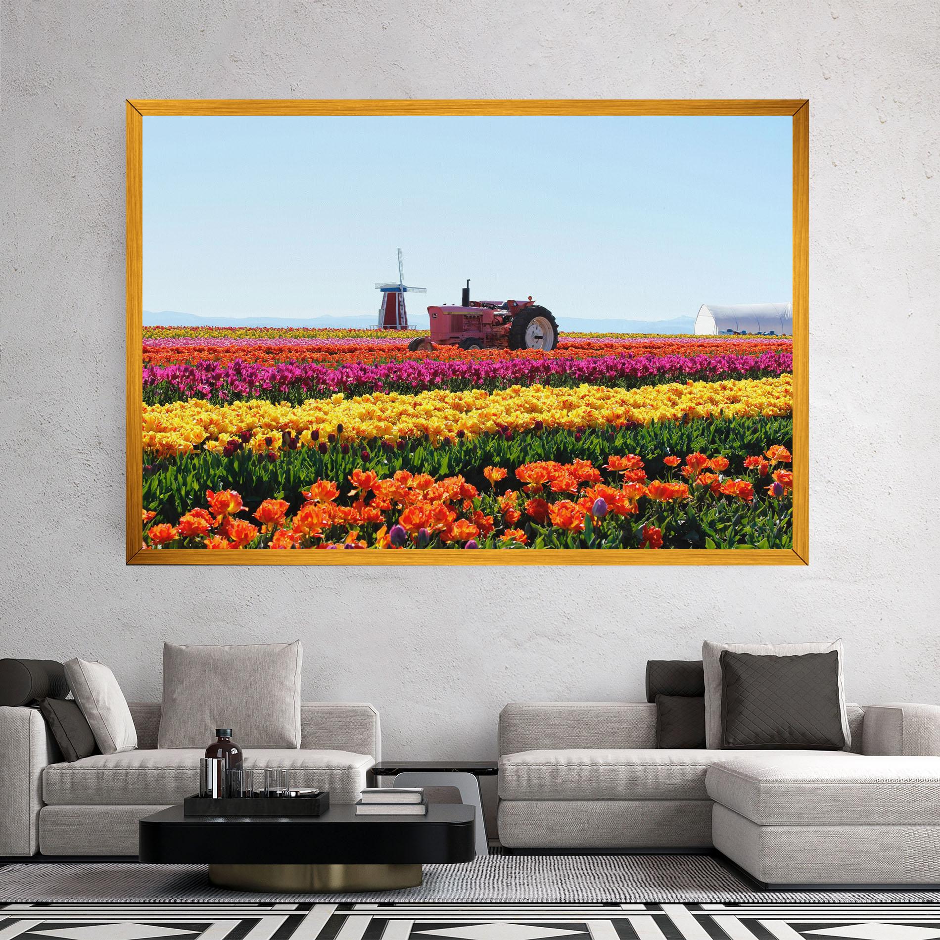 Vászonkép Working Wild Field mockup 2