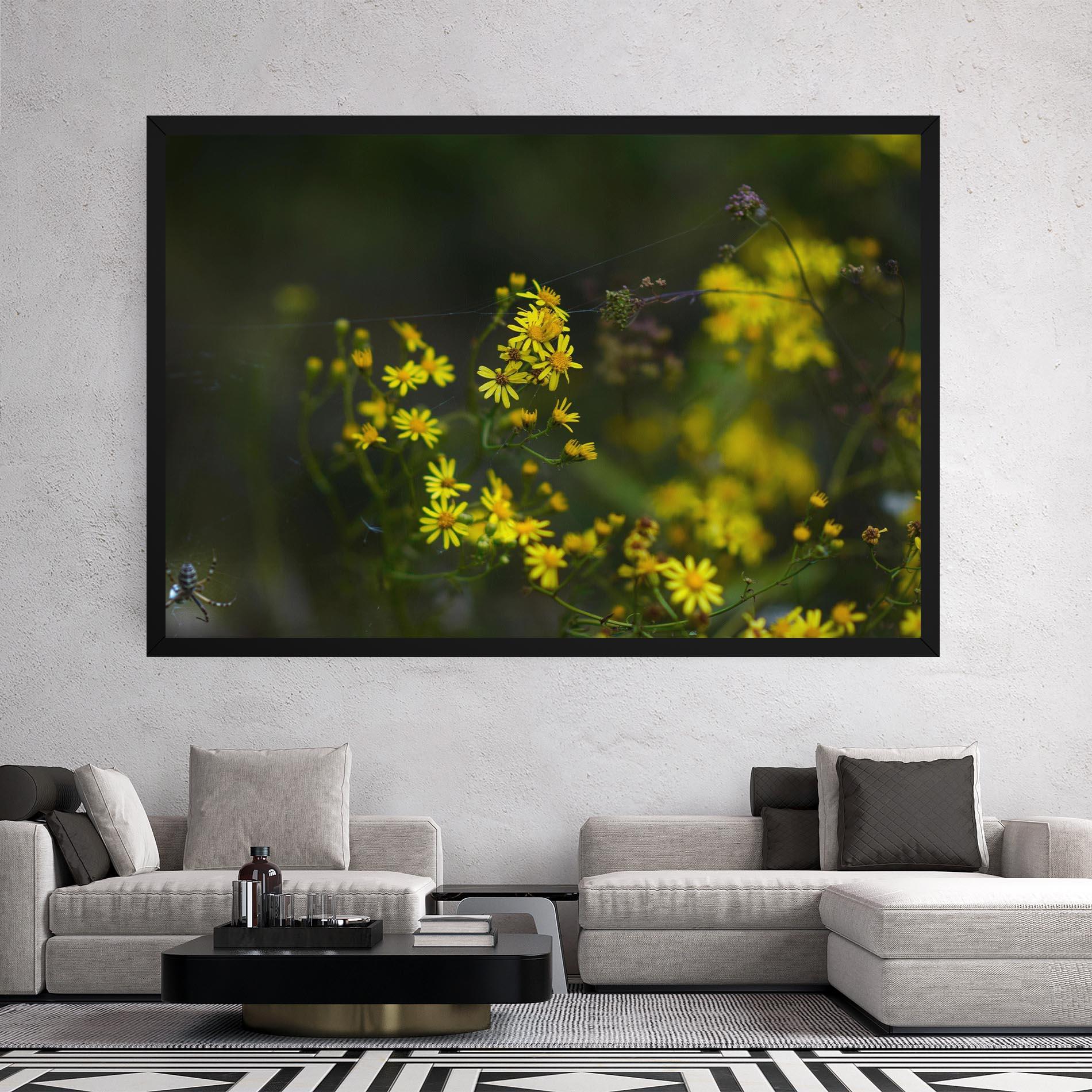 Vászonkép Small Wild Flowers mockup 2