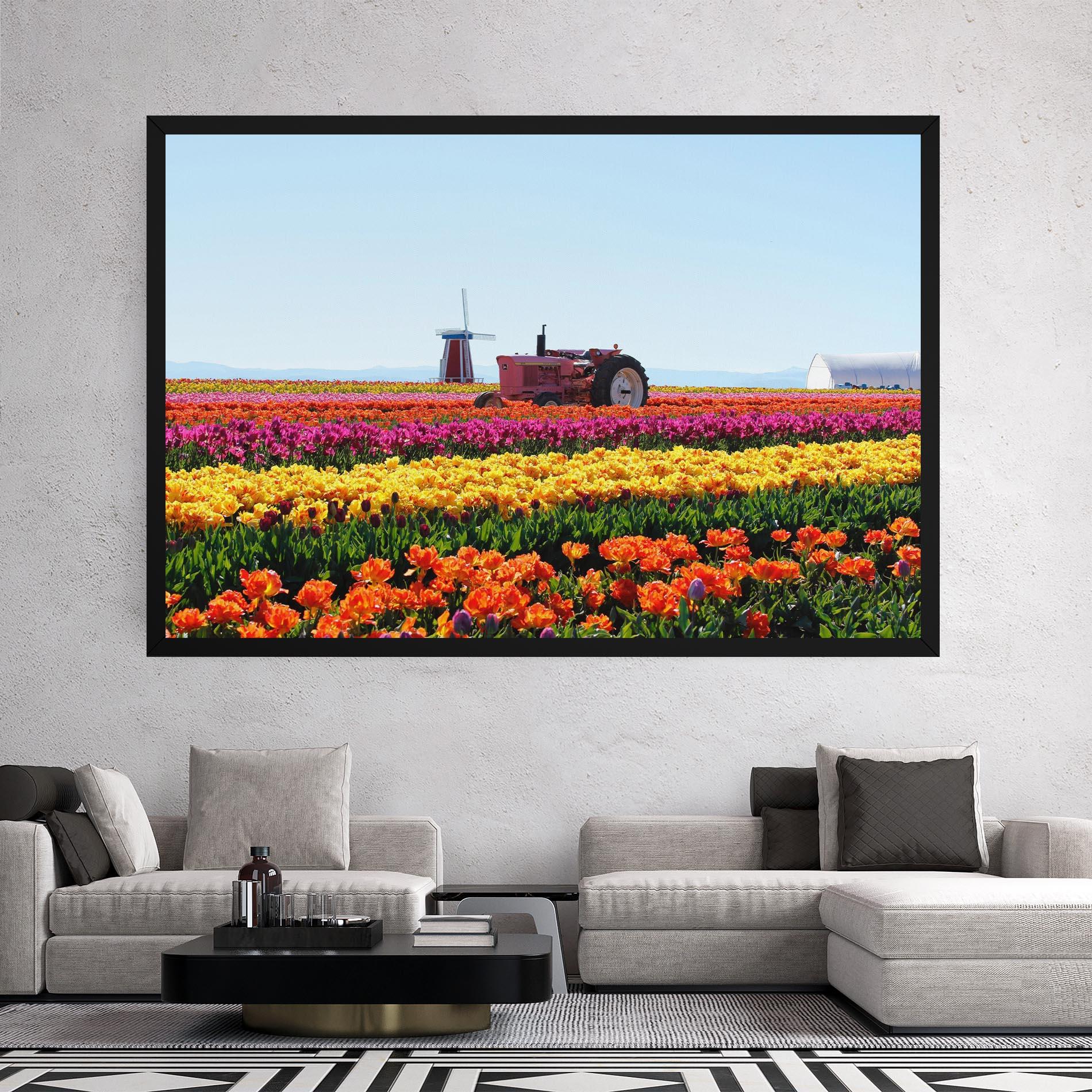 Vászonkép Working Wild Field mockup 2