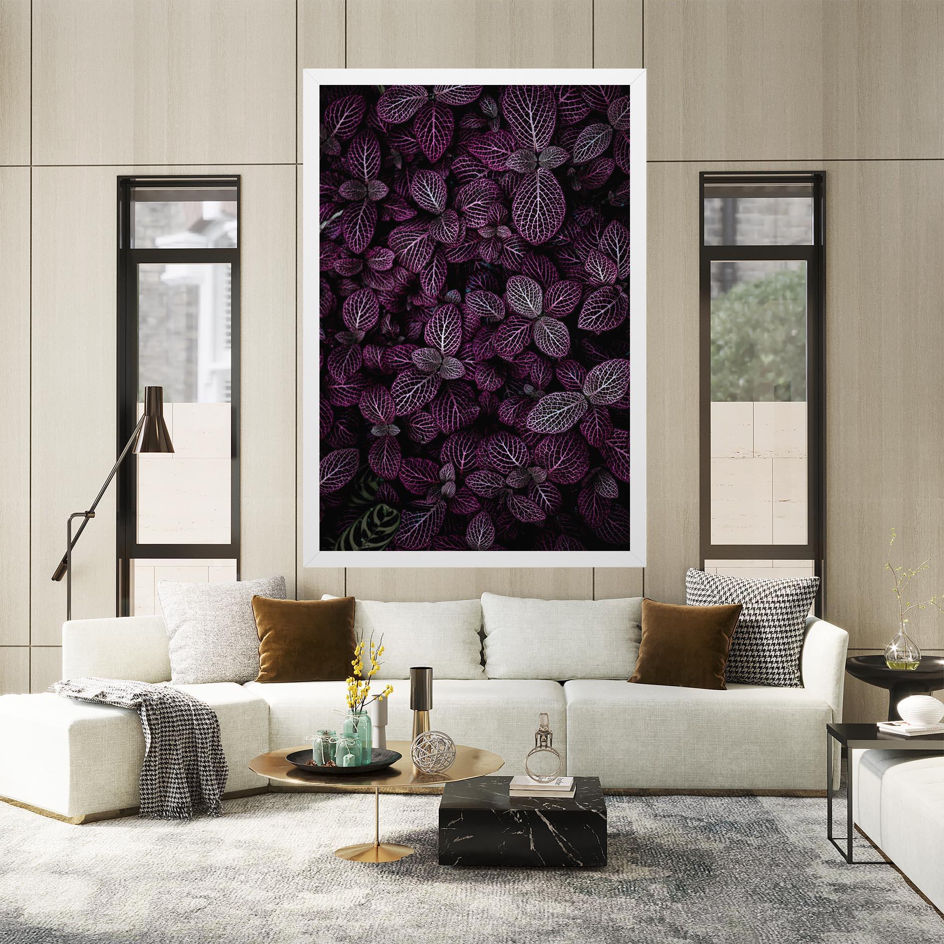 Vászonkép Purple Leaves mockup 2