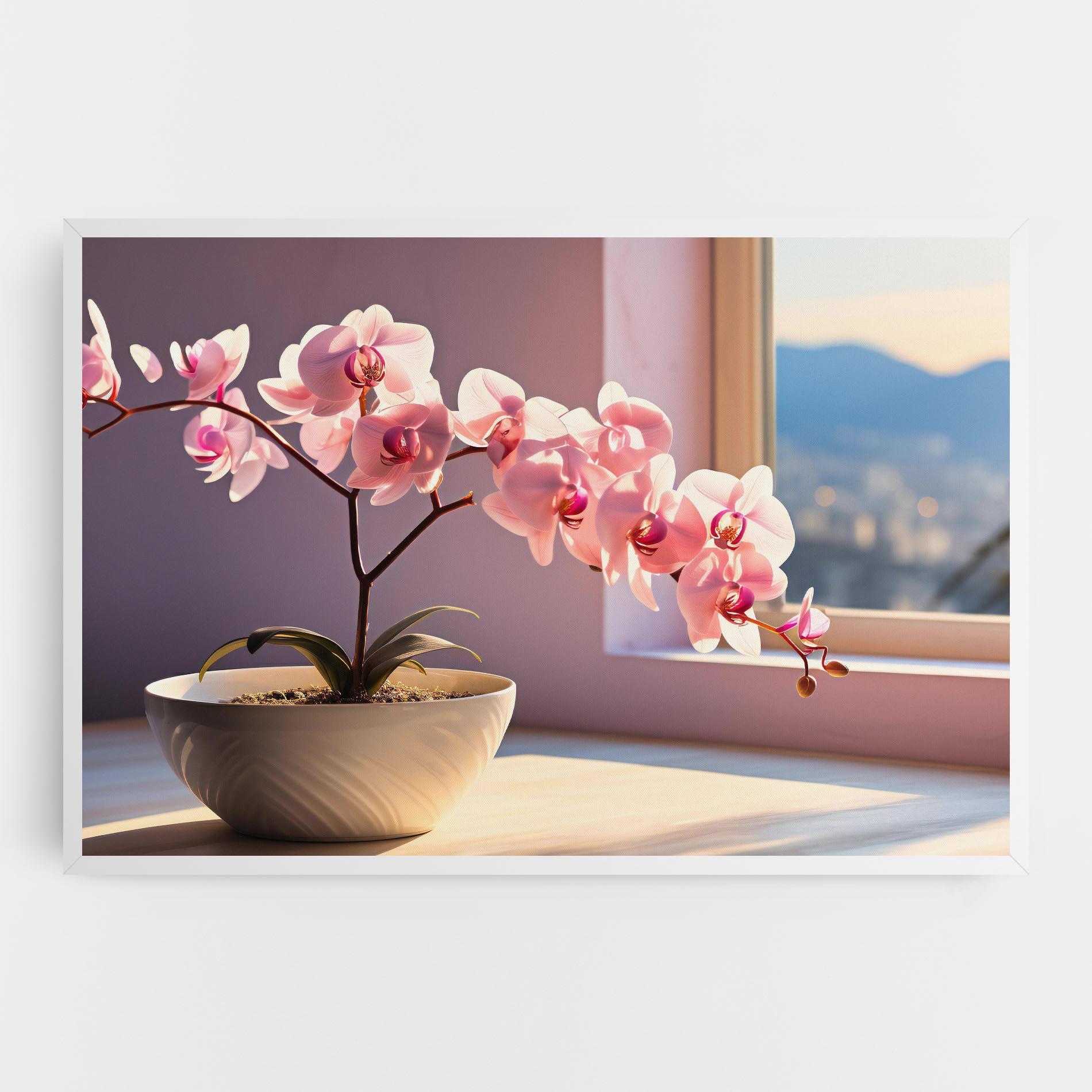 Vászonkép Window Vase mockup 0
