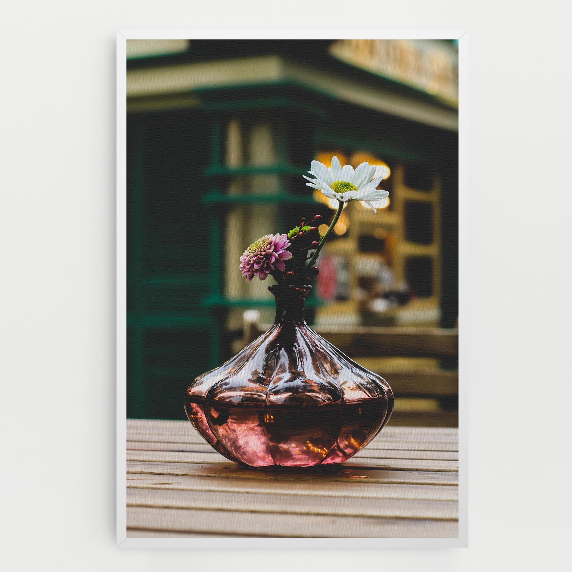 Vászonkép Pink Vase Flower mockup 0