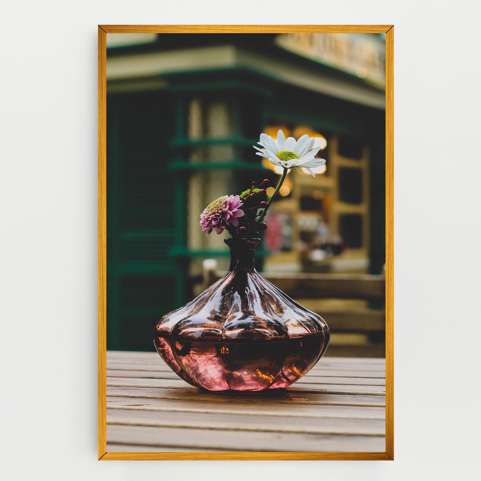 Vászonkép Pink Vase Flower mockup 0