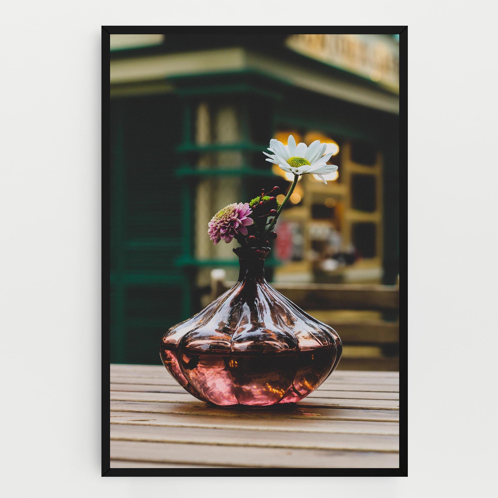Vászonkép Pink Vase Flower mockup 0