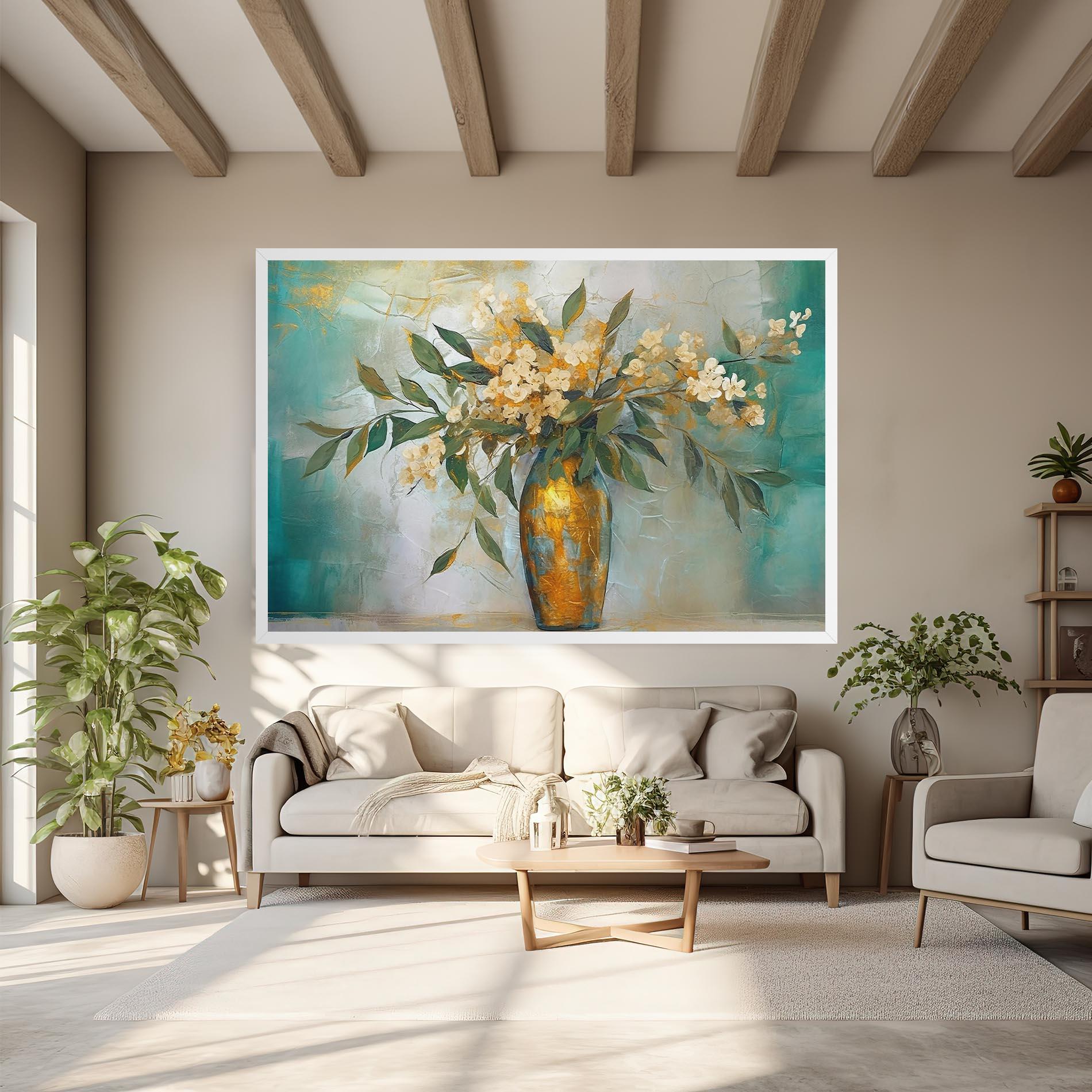 Vászonkép Abstract Vase Art mockup 6