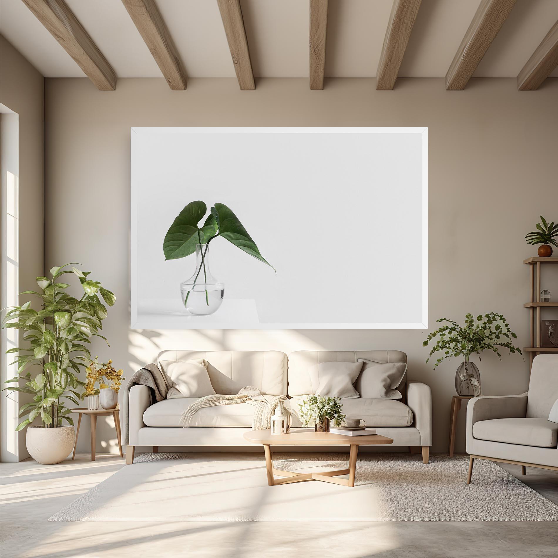 Vászonkép White Table Vase mockup 6