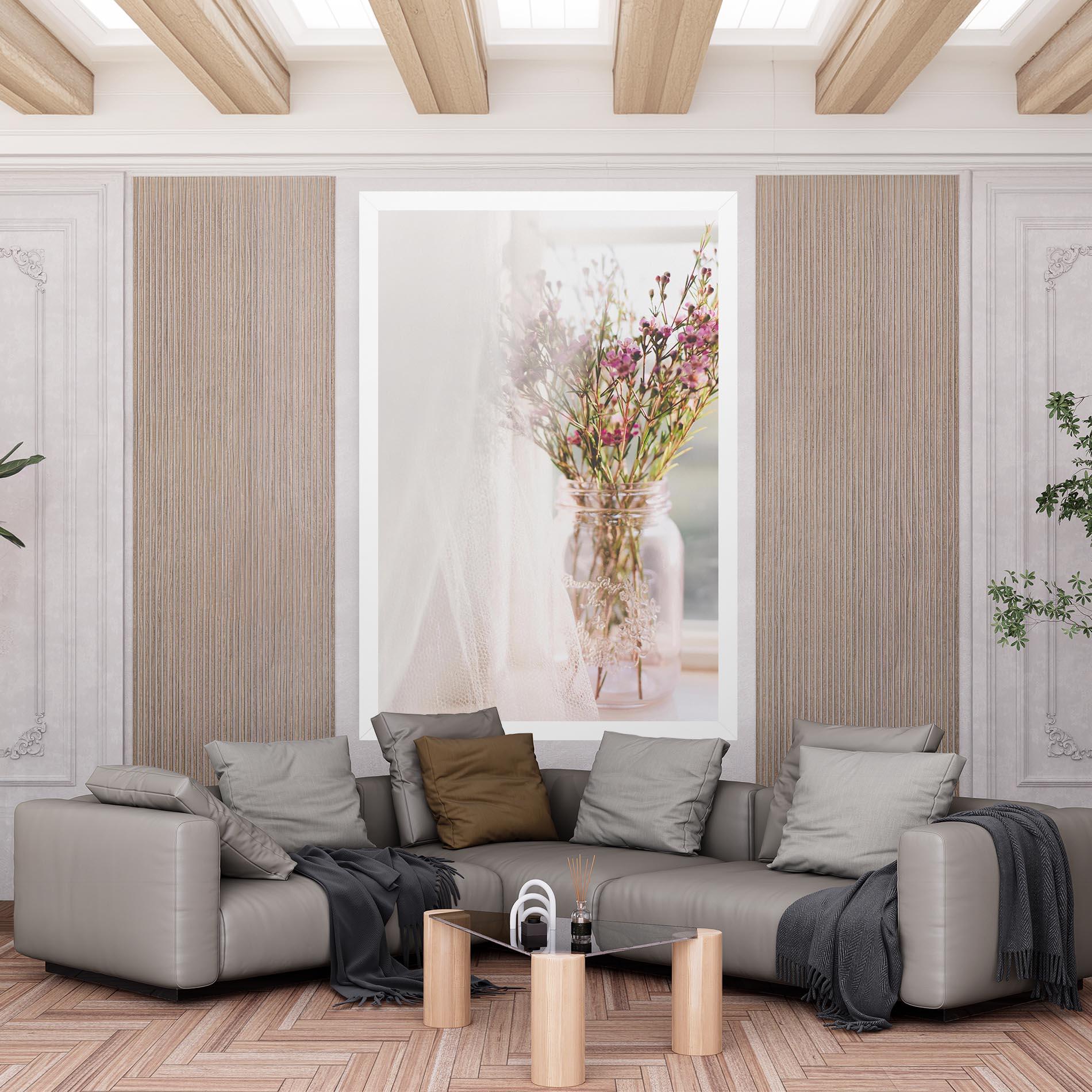 Vászonkép Field Flowers Vase mockup 6