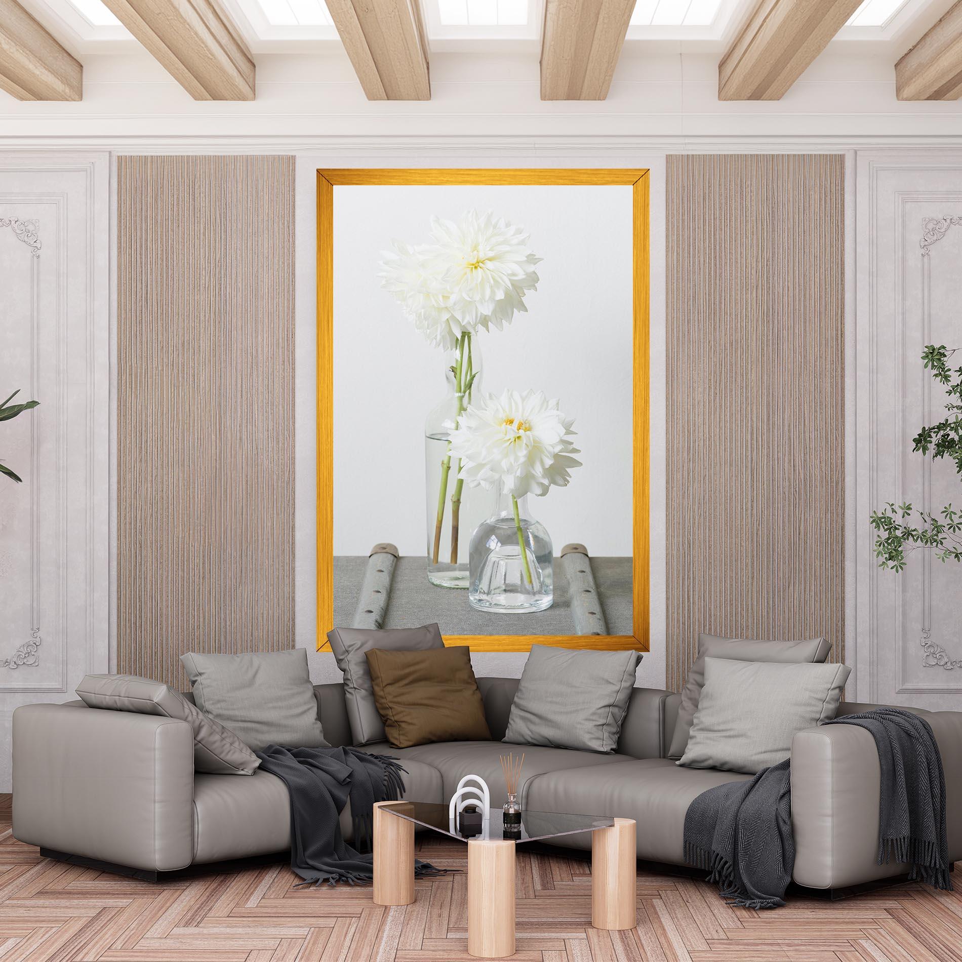 Vászonkép Big Flower Vase mockup 6