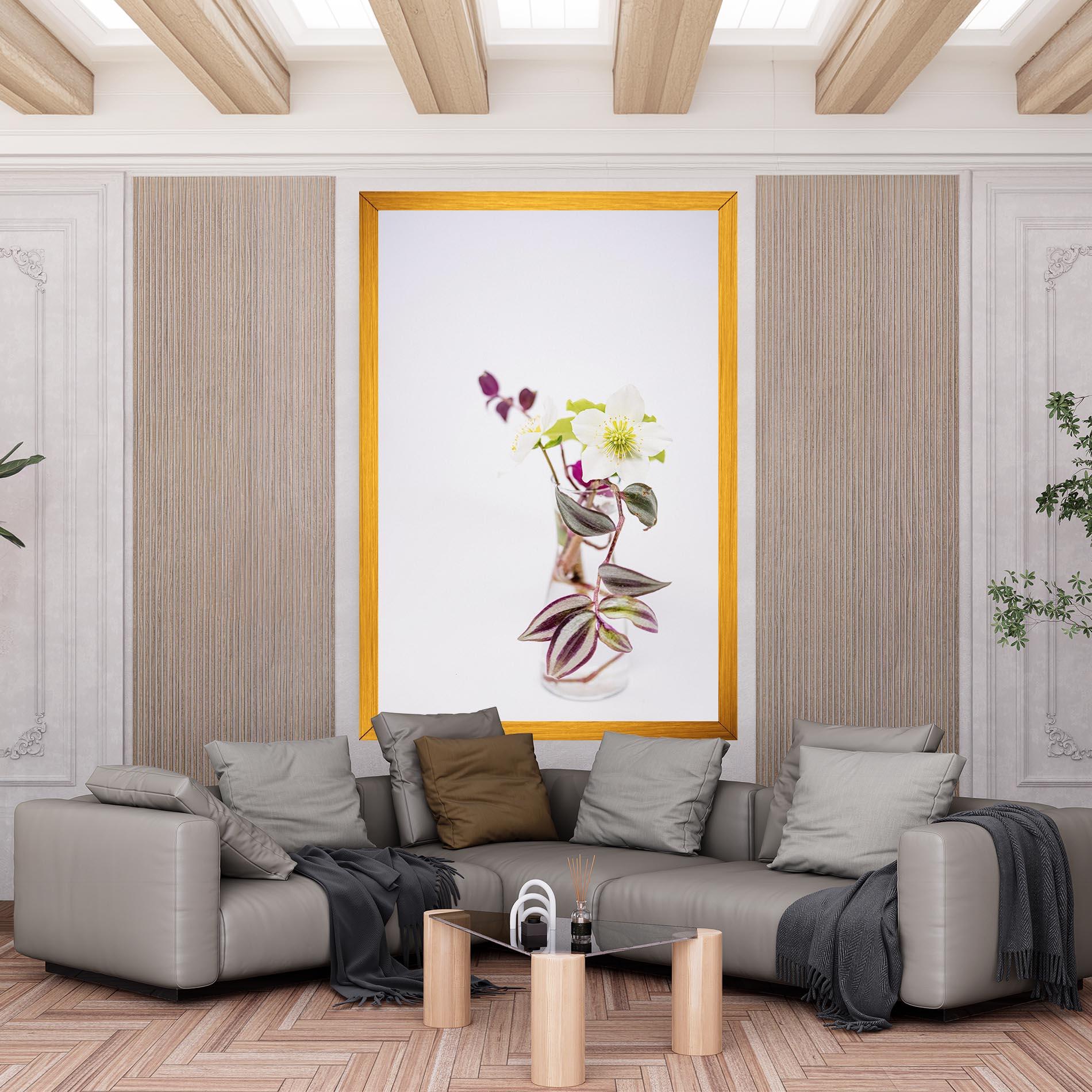 Vászonkép Pretty Leaf Vase mockup 6