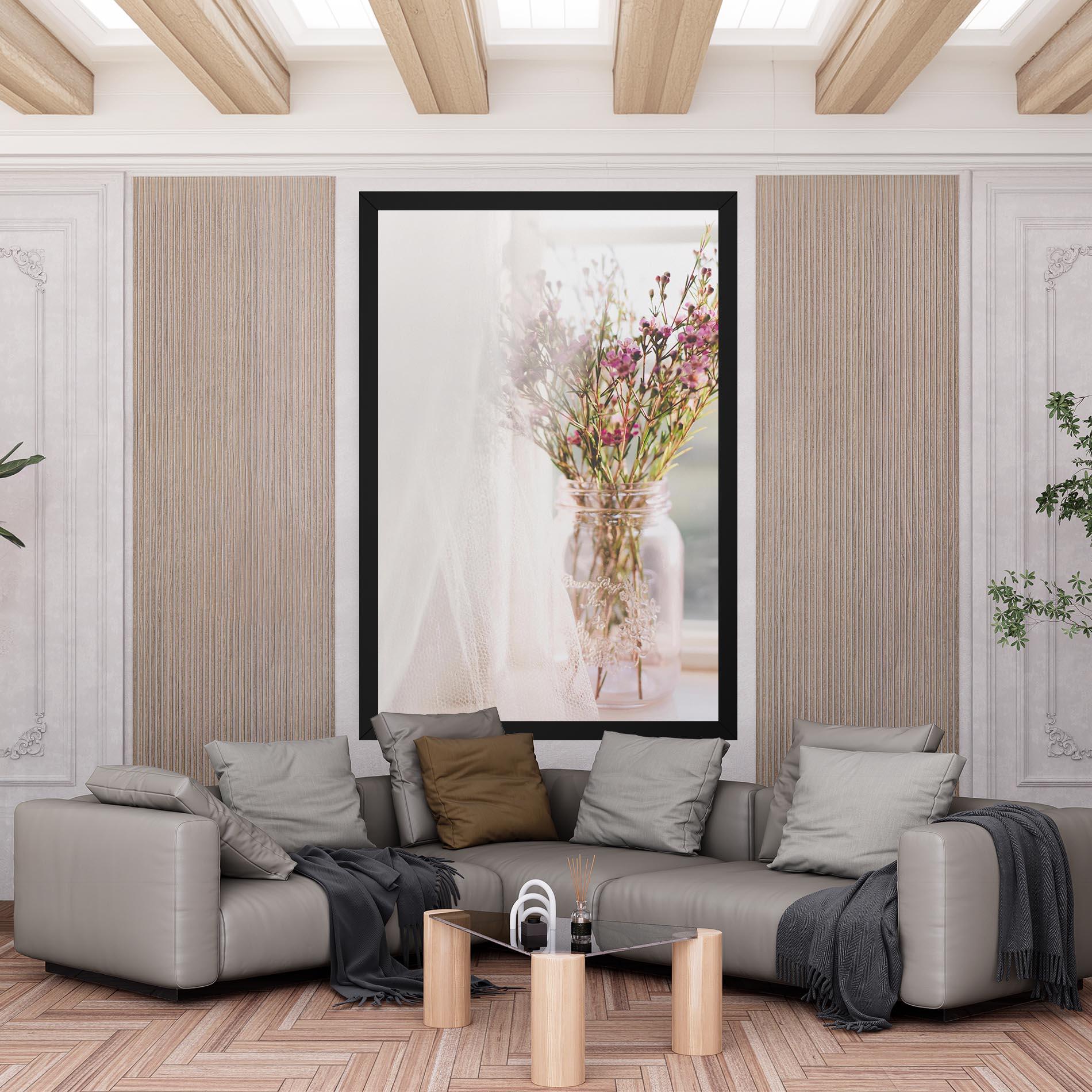 Vászonkép Field Flowers Vase mockup 6