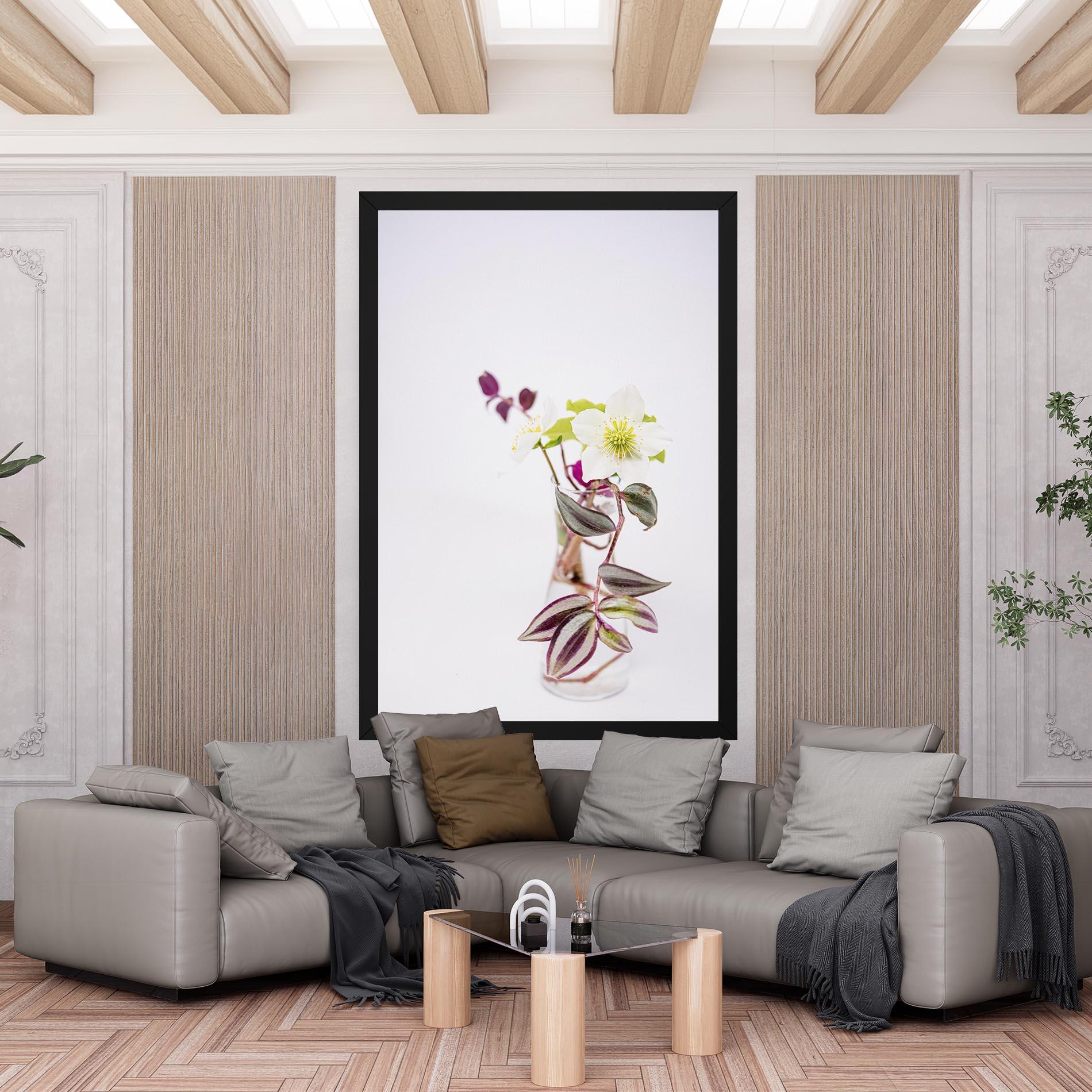 Vászonkép Pretty Leaf Vase mockup 6