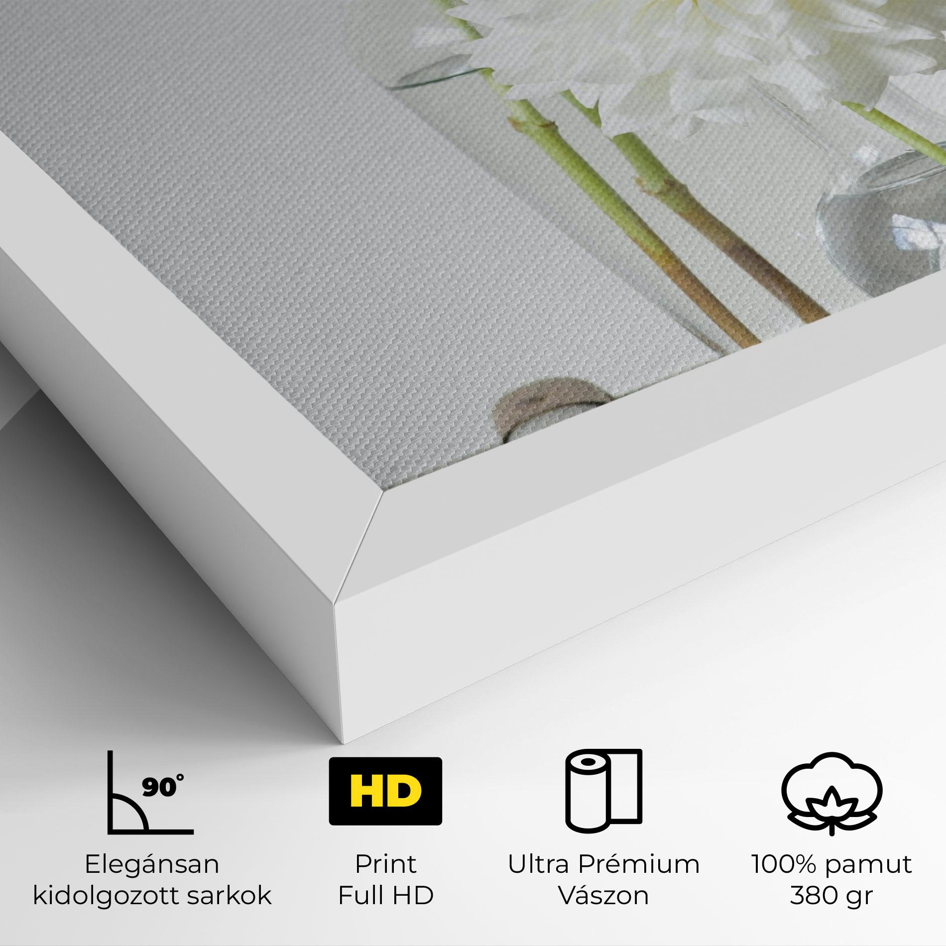 Vászonkép Big Flower Vase mockup 4