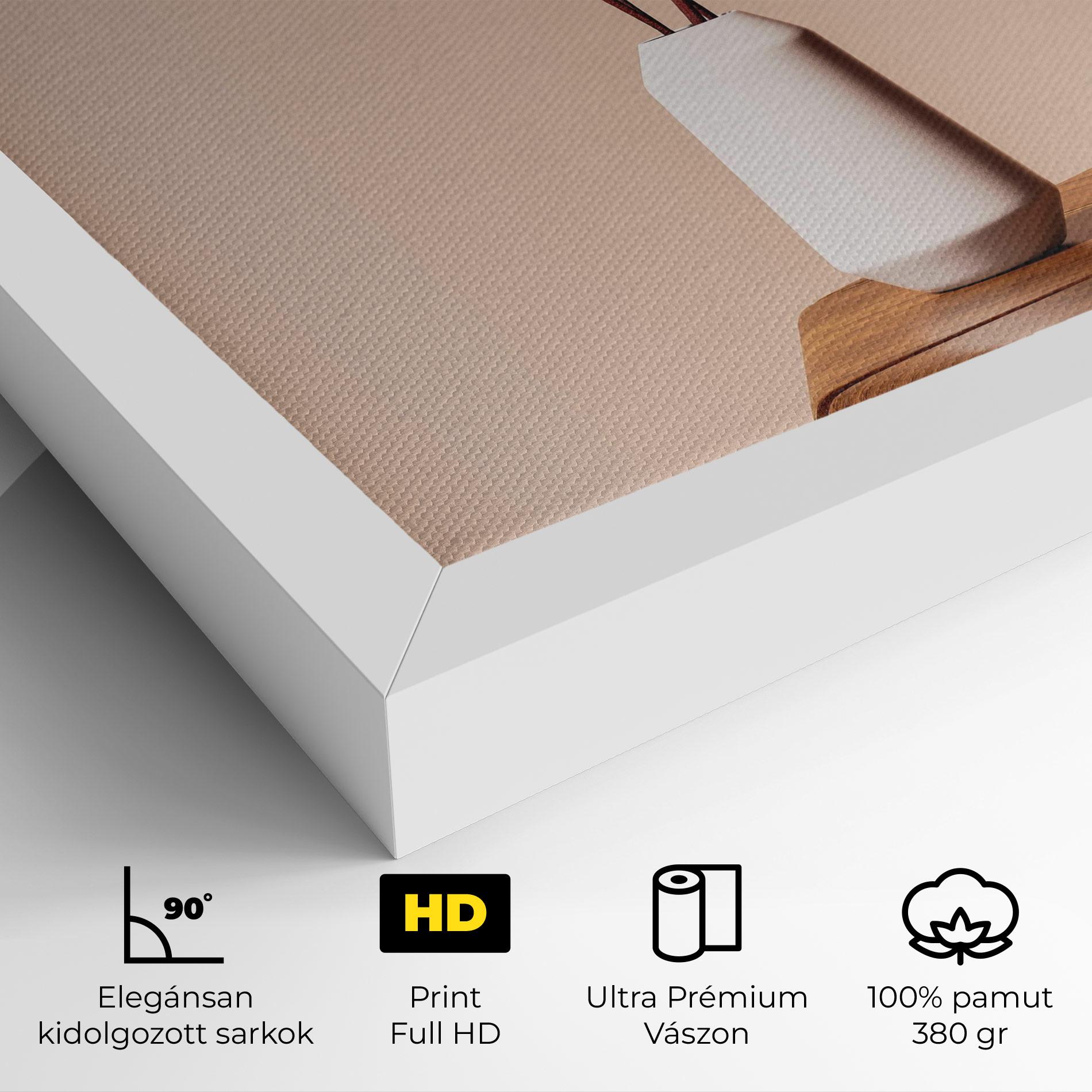 Vászonkép Pink Circle Vase mockup 4