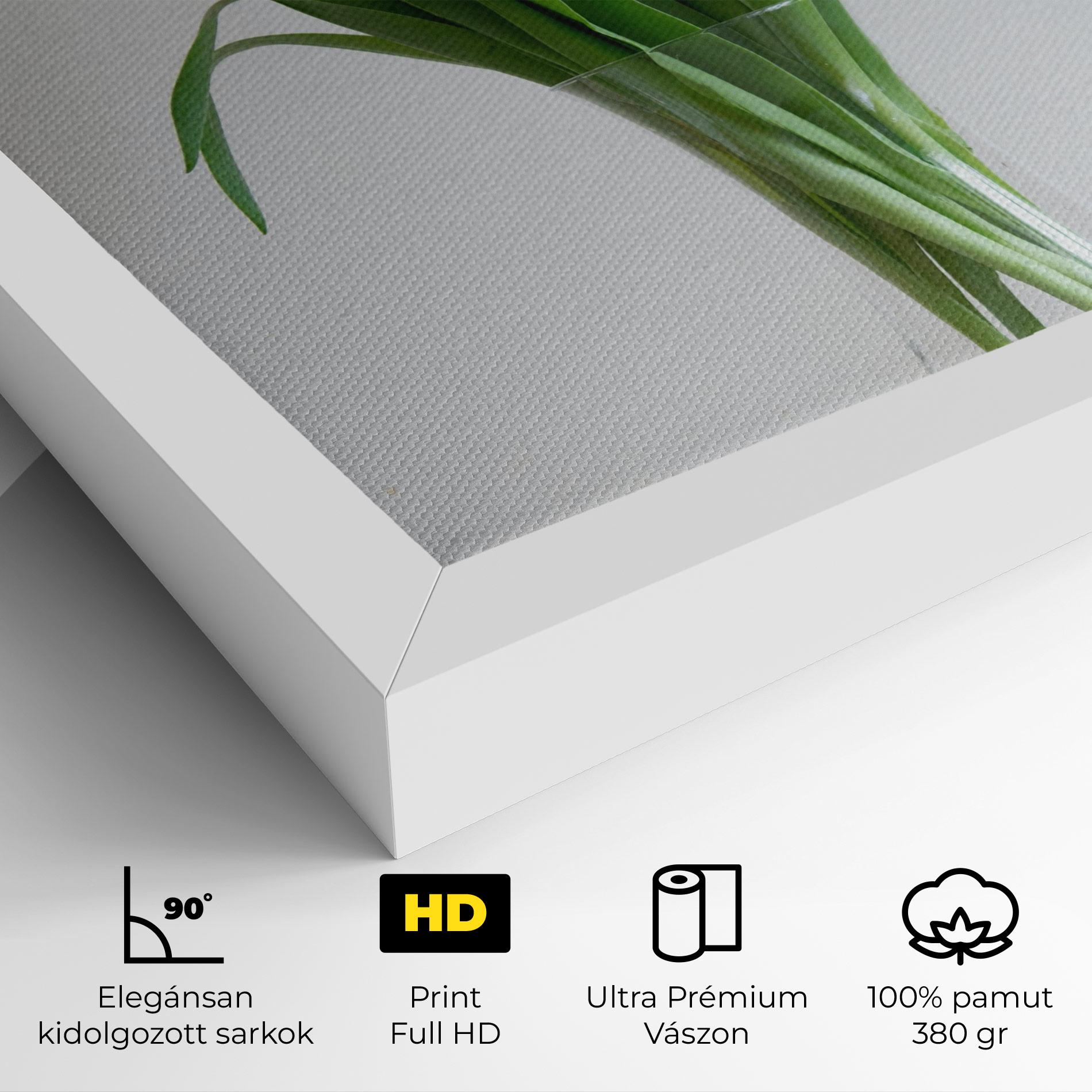 Vászonkép Pretty Tulips Vase mockup 4