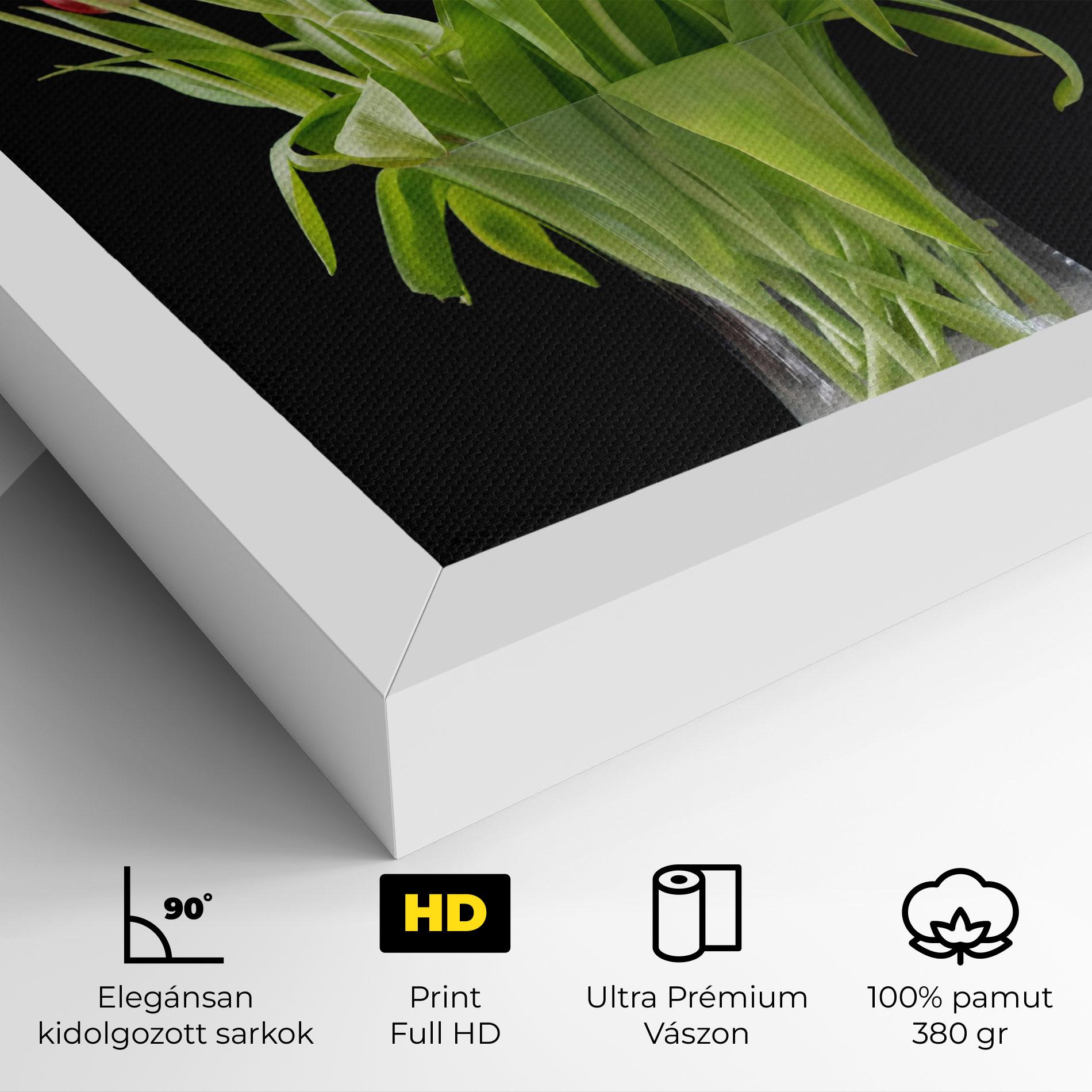 Vászonkép Tiny Tulips Vase mockup 4