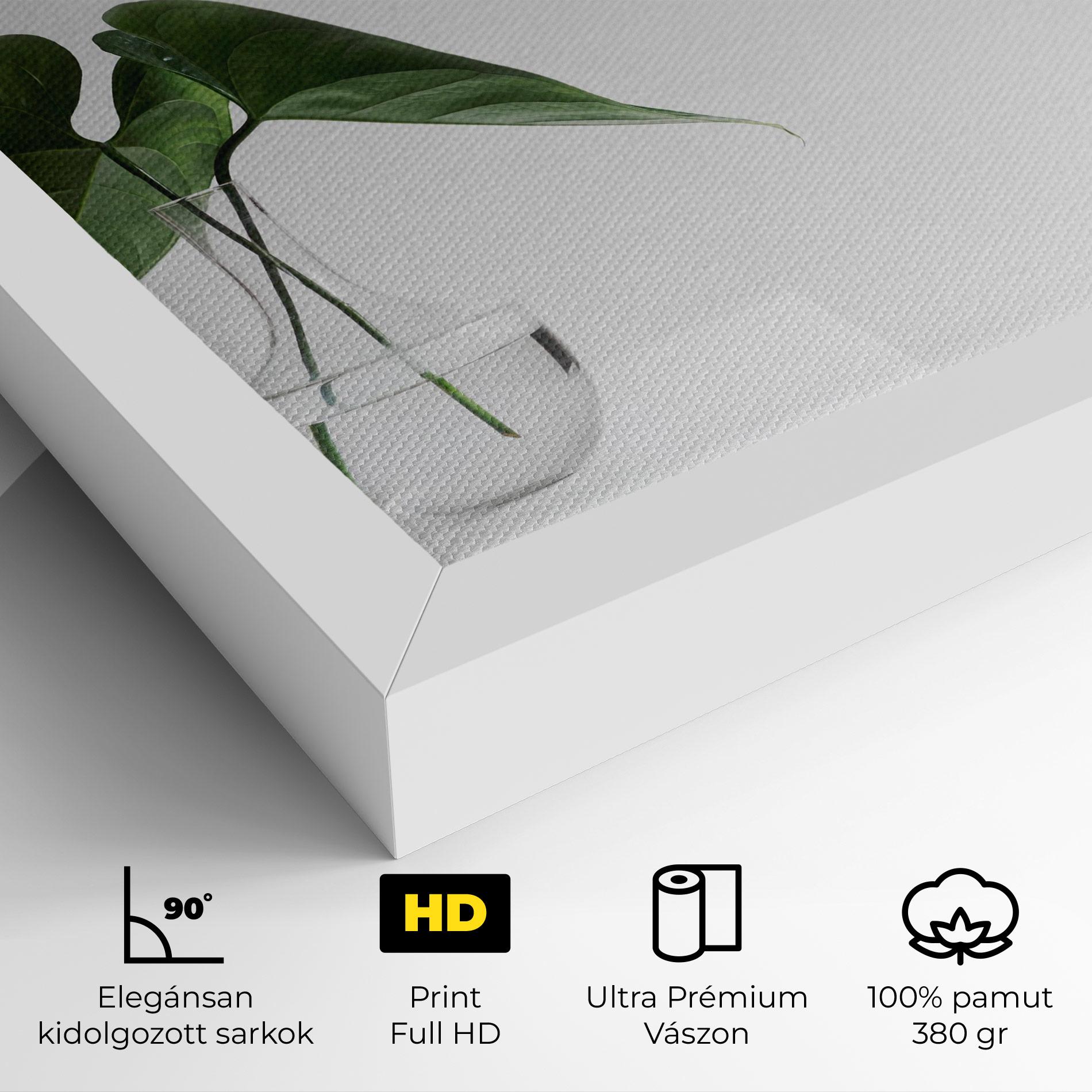 Vászonkép White Table Vase mockup 4