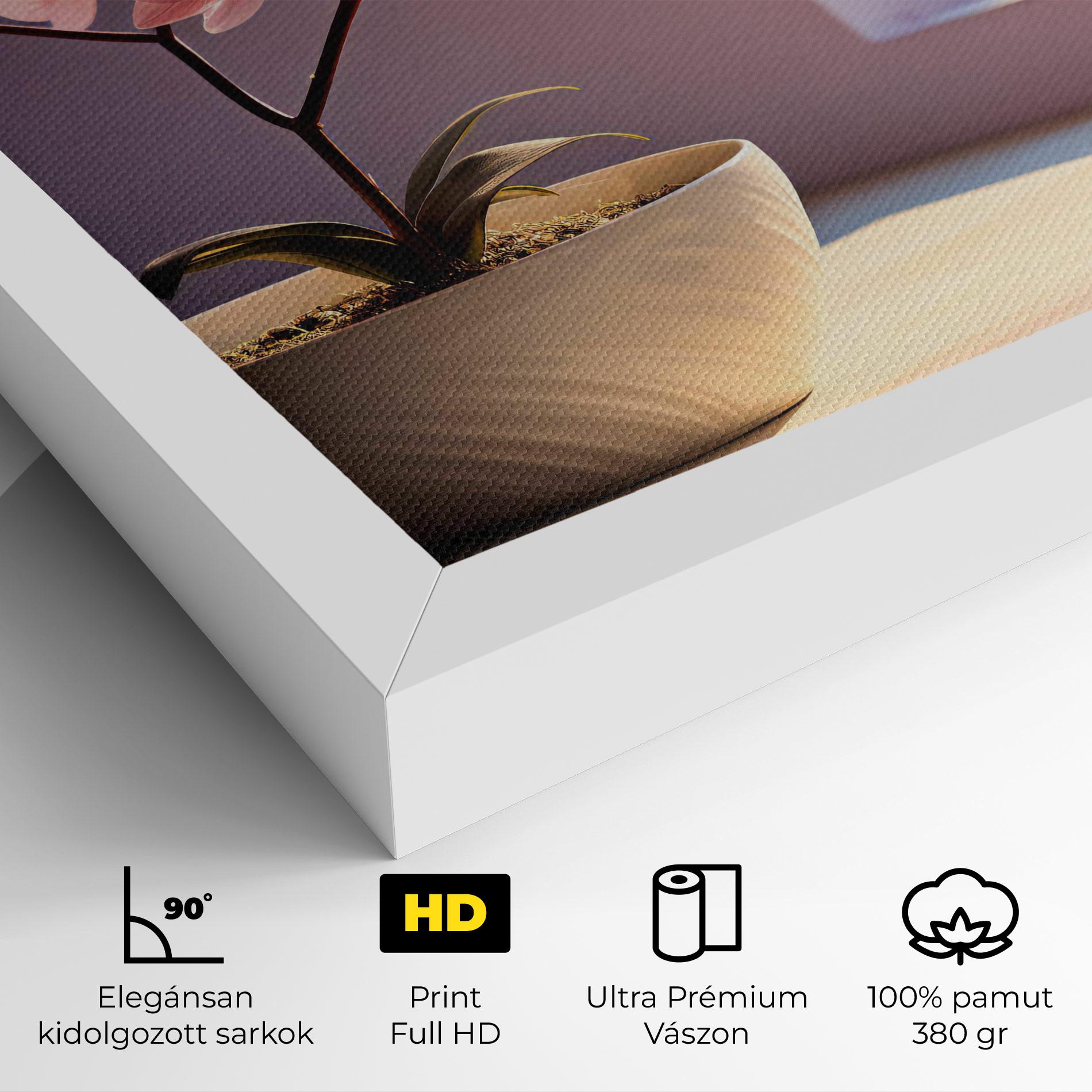 Vászonkép Window Vase mockup 4