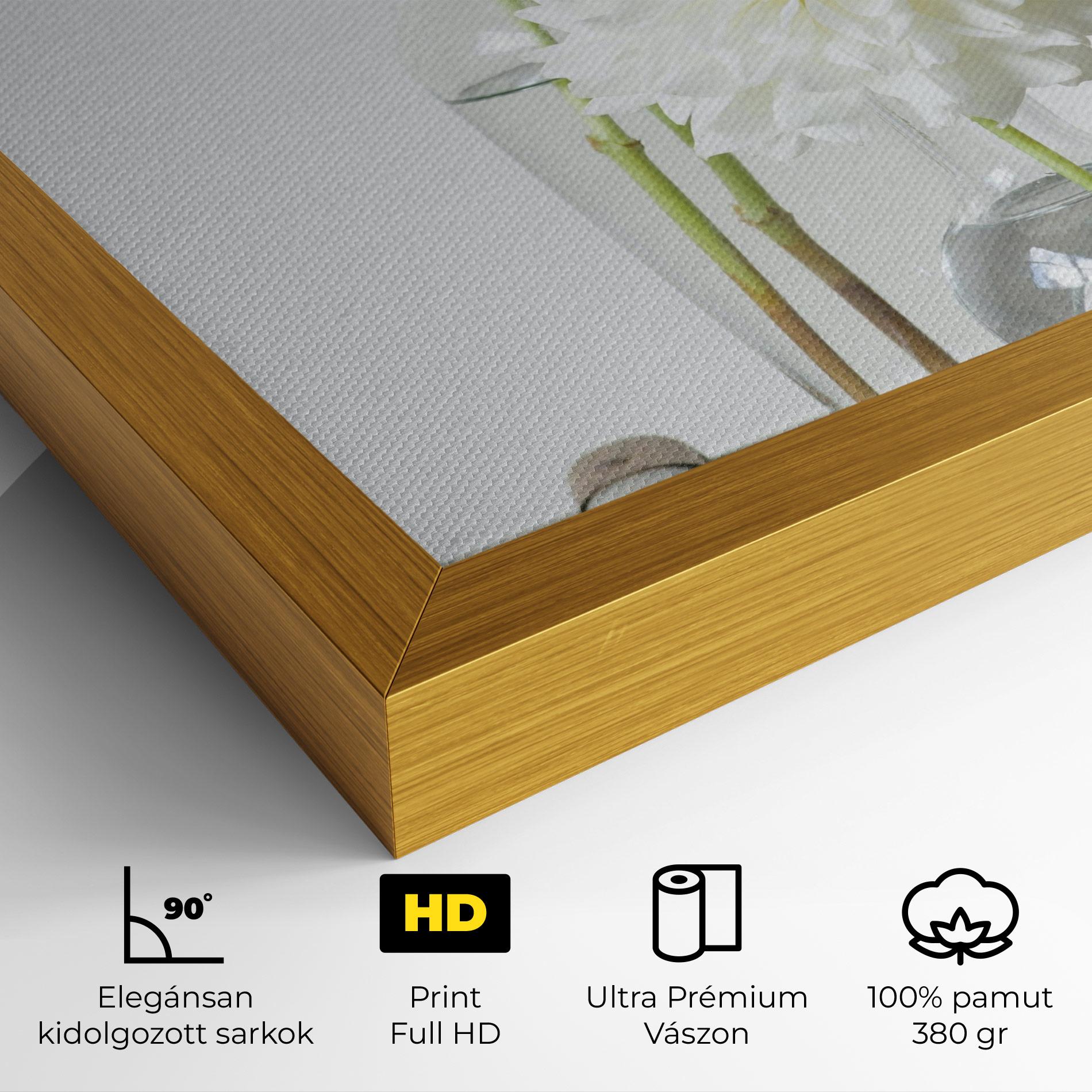 Vászonkép Big Flower Vase mockup 4