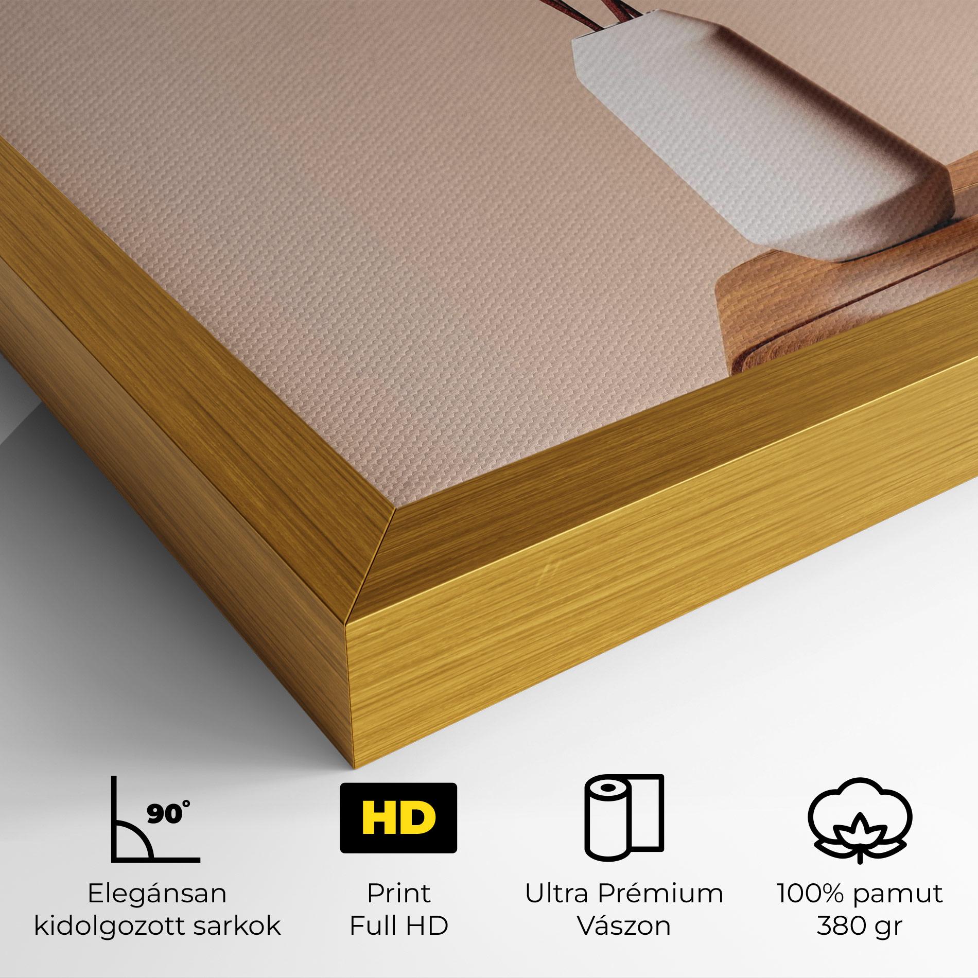 Vászonkép Pink Circle Vase mockup 4