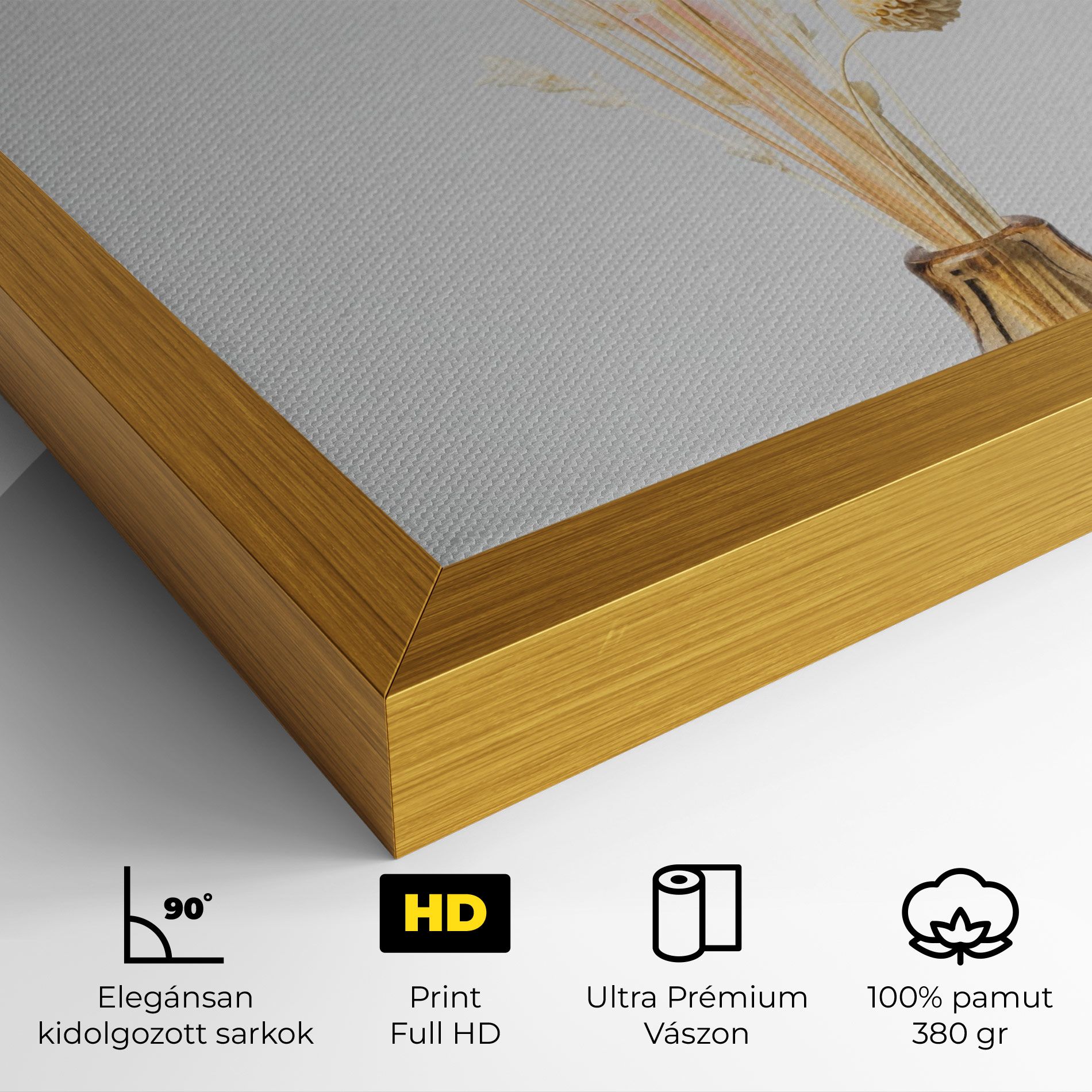 Pink Cream Flower Vase mockup 4