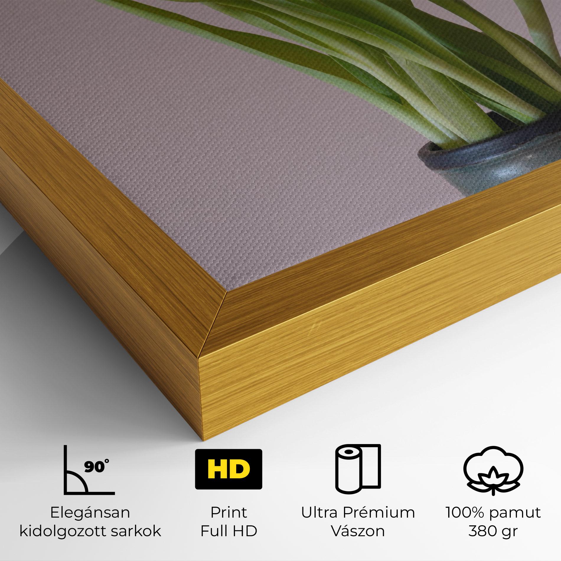 Vászonkép Pink Tulips Vase mockup 4