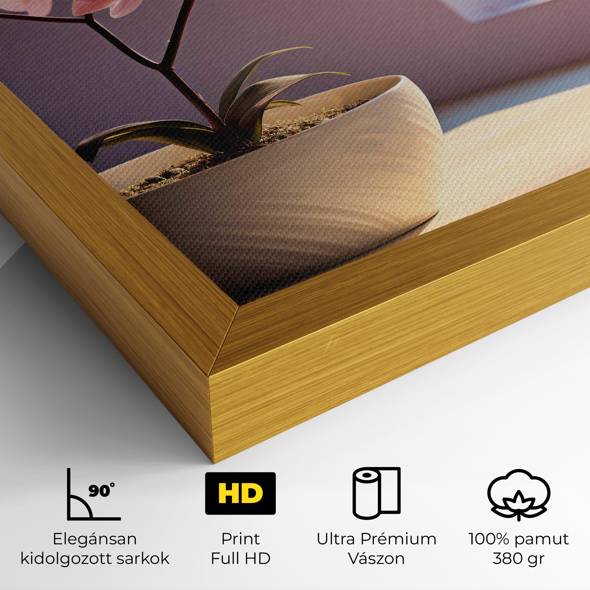 Vászonkép Window Vase mockup 4