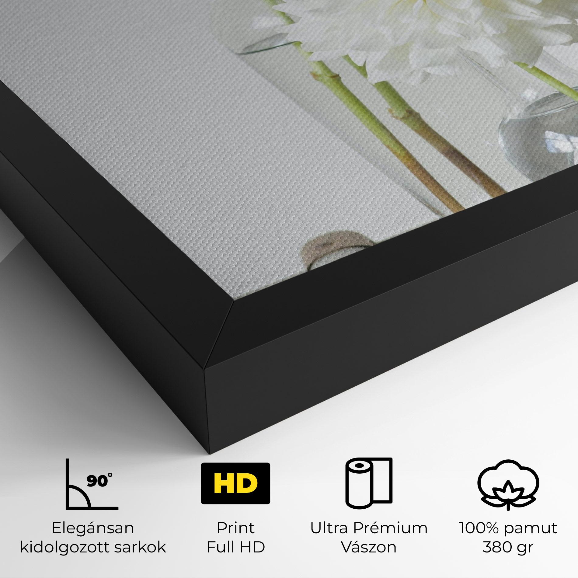 Vászonkép Big Flower Vase mockup 4