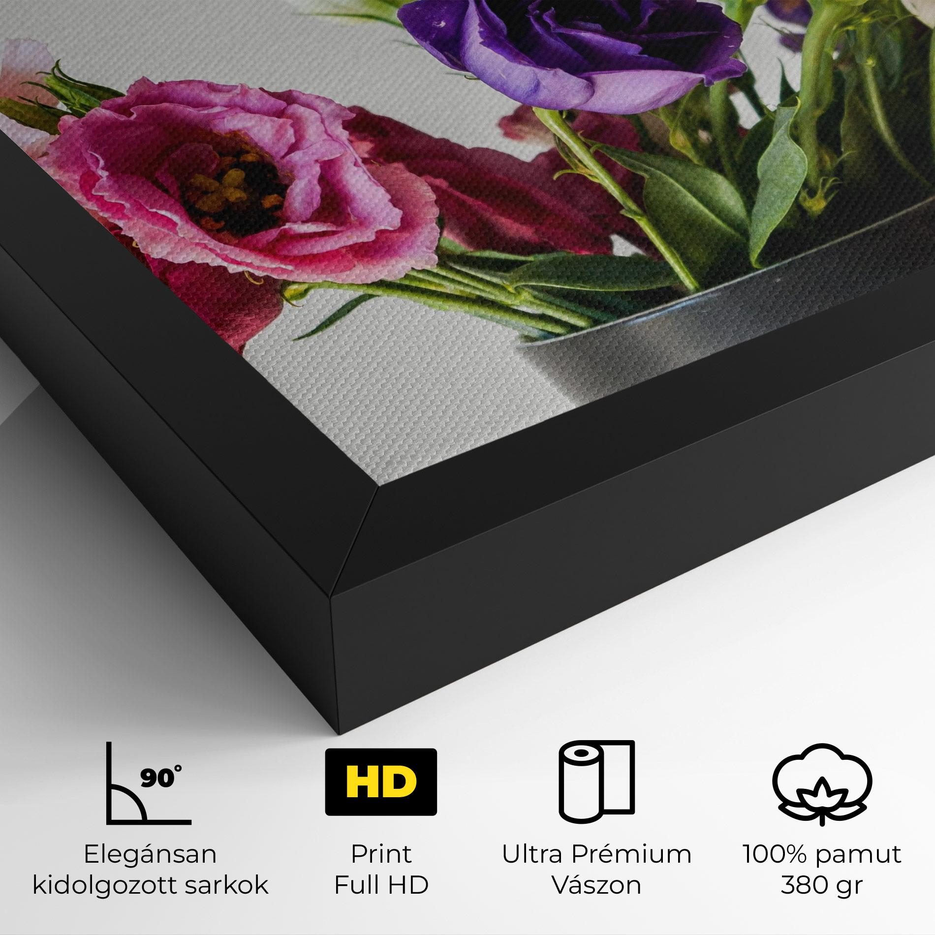 Vászonkép Flowers In Vase mockup 4