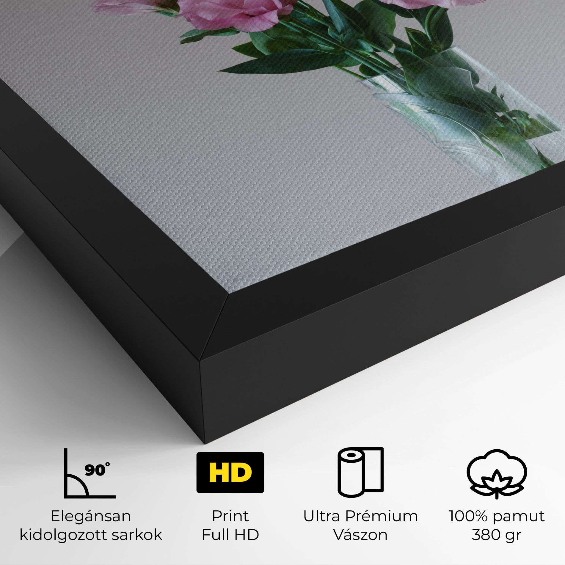 Pretty Pink Flower Vase mockup 4